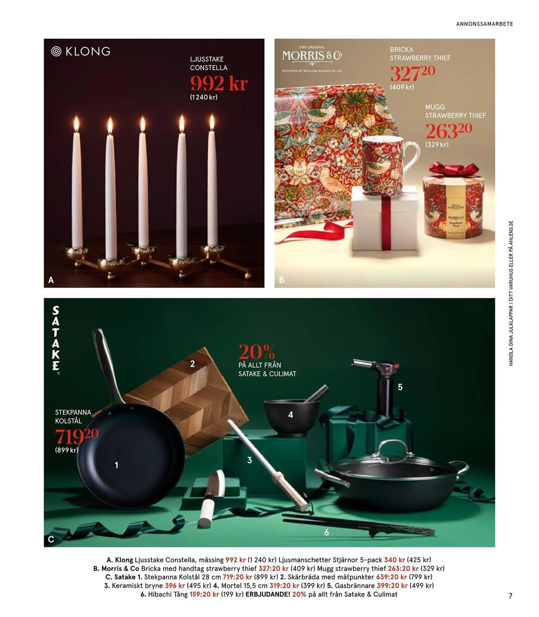 Åhléns reklamblad från 24 november till 24 december 2023 - Reklamblad sidor 7