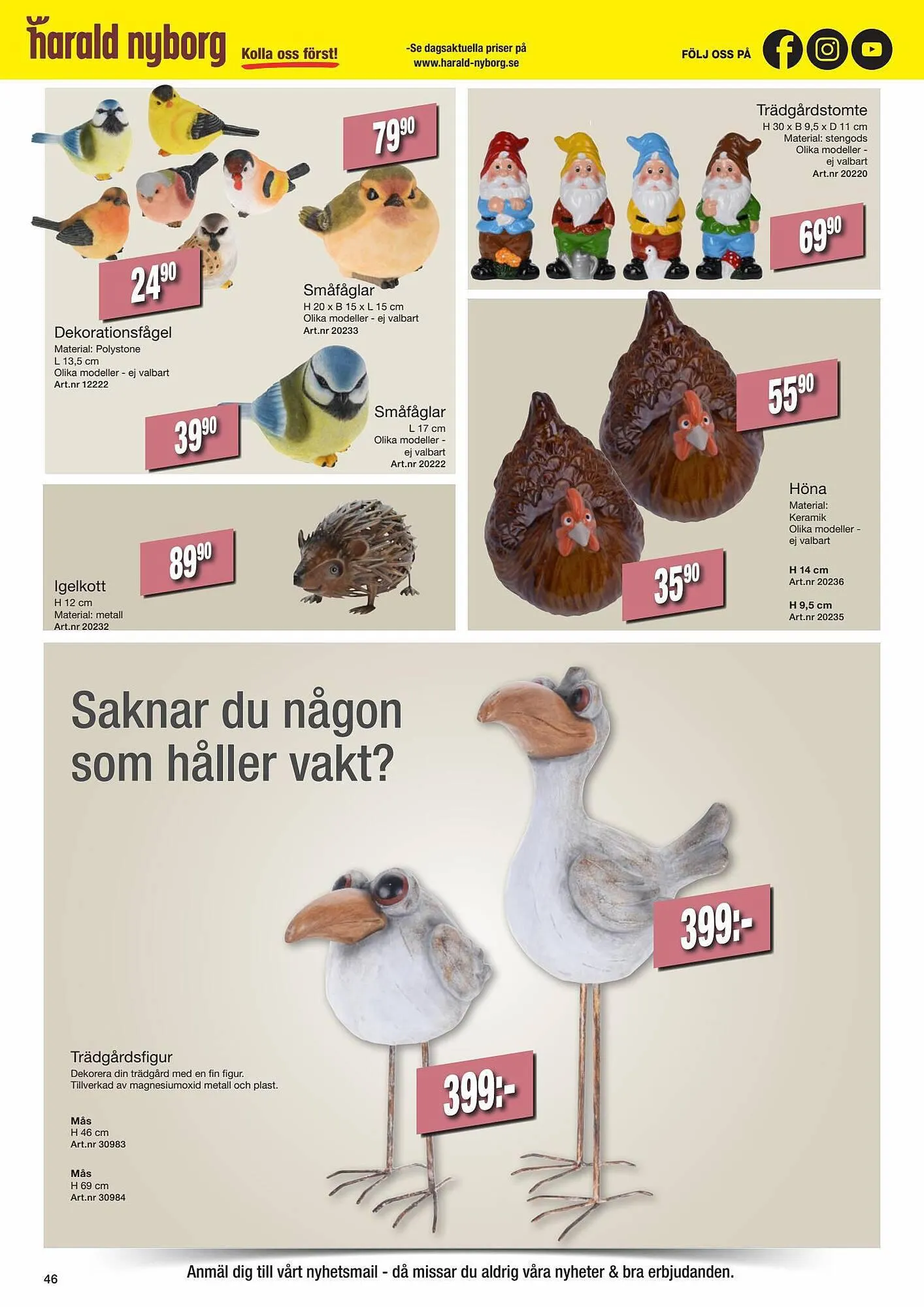 Harald Nyborg reklamblad från 11 juni till 31 oktober 2023 - Reklamblad sidor 46