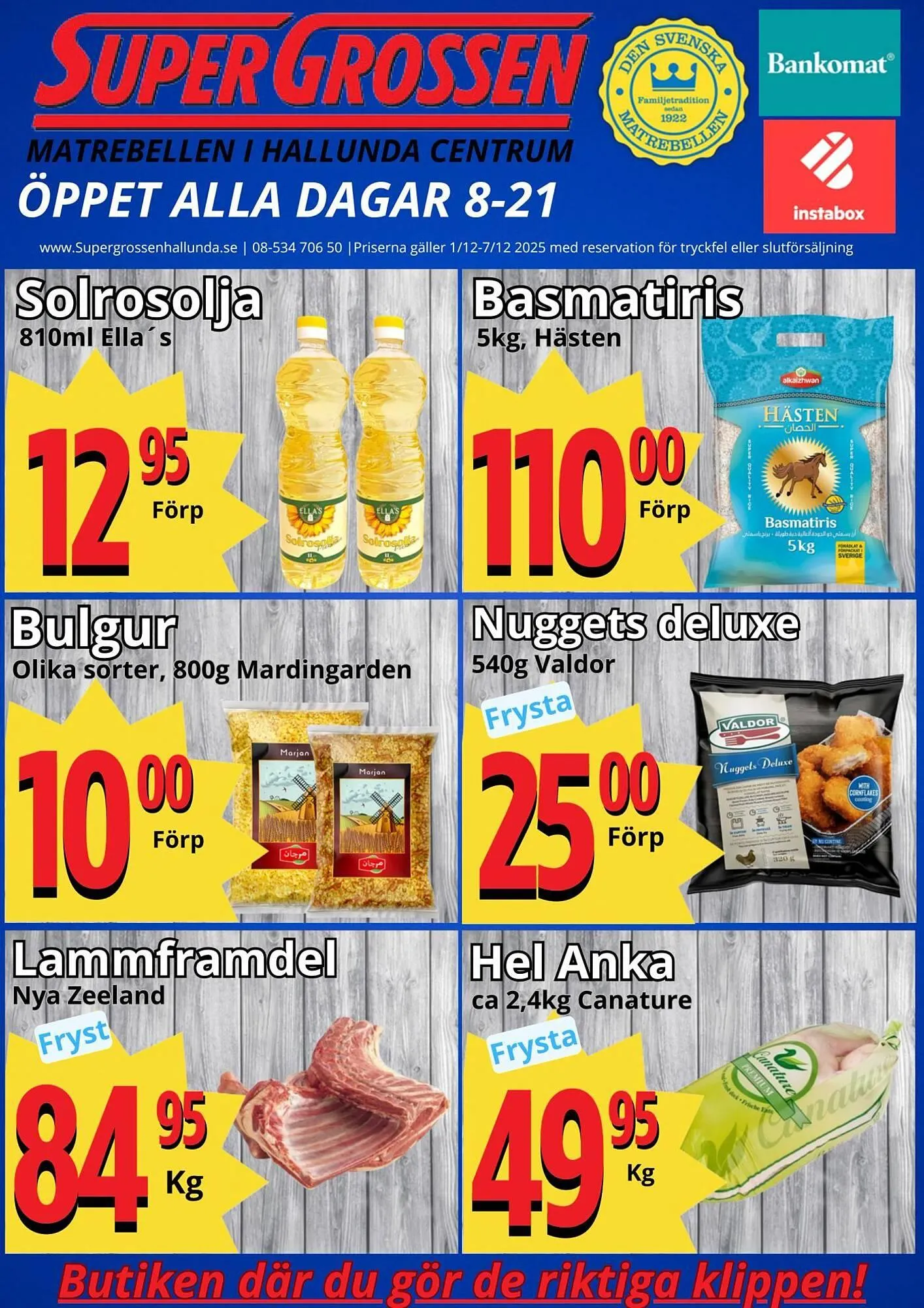 Supergrossen reklamblad från 5 januari till 12 januari 2026 - Reklamblad sidor 1