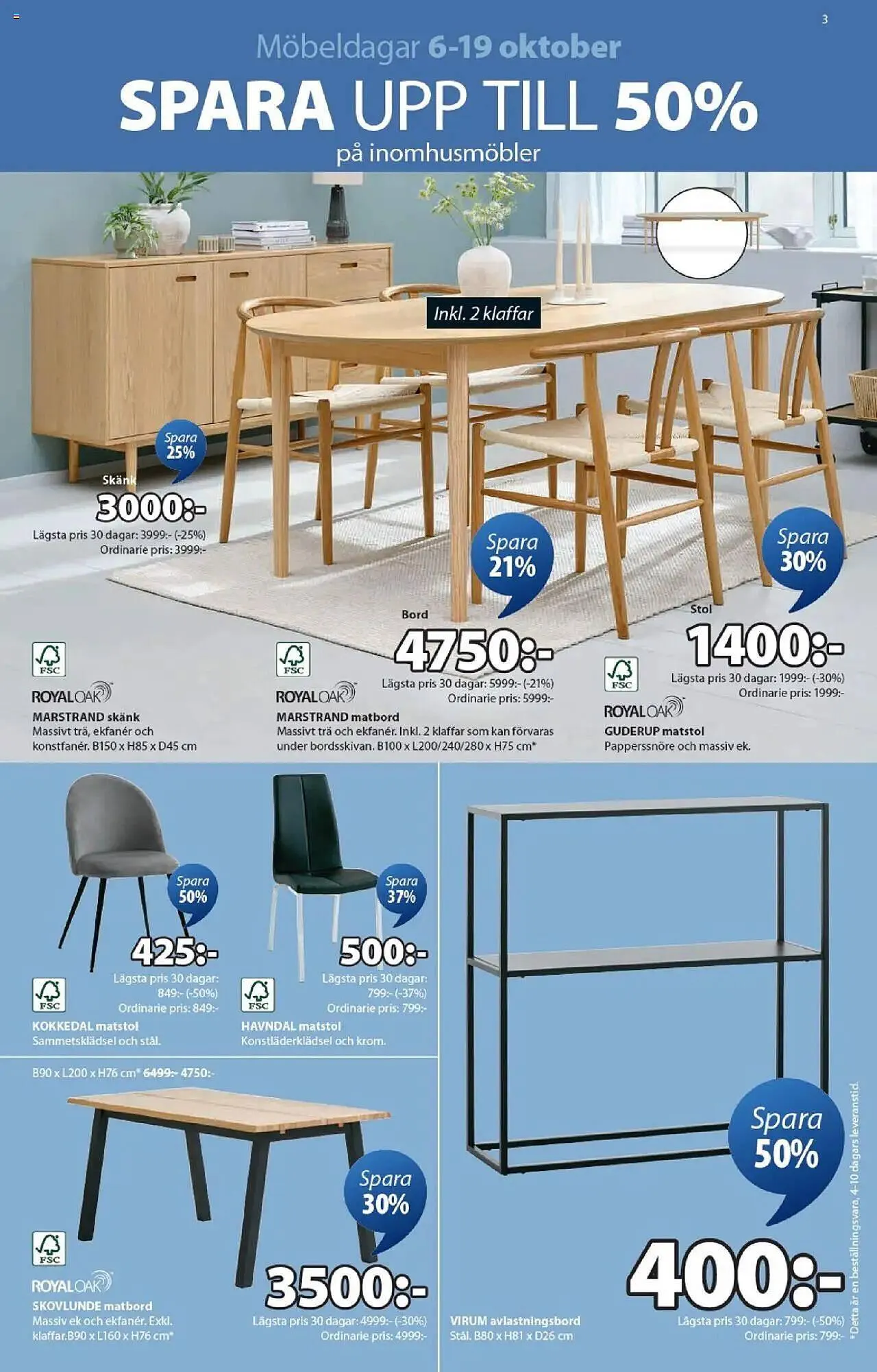 JYSK reklamblad från 6 oktober till 19 oktober 2025 - Reklamblad sidor 3