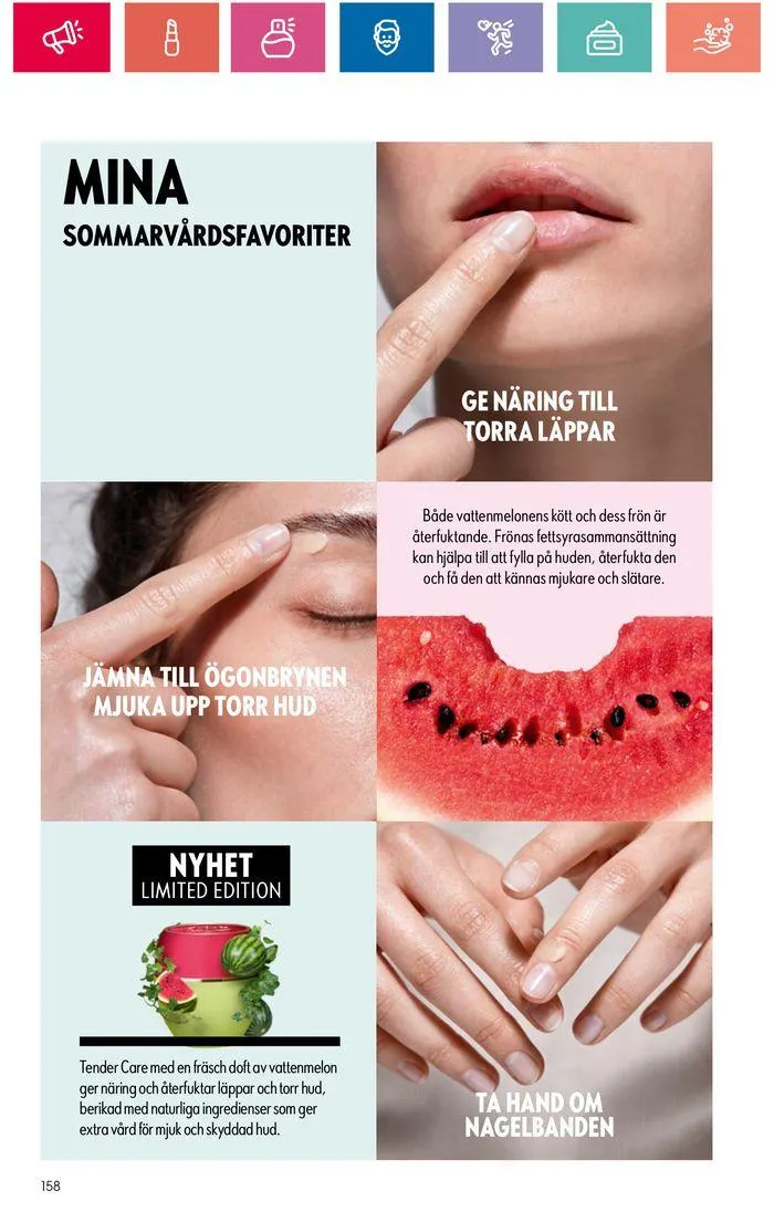 Oriflame reklamblad från 20 juni till 4 juli 2024 - Reklamblad sidor 158