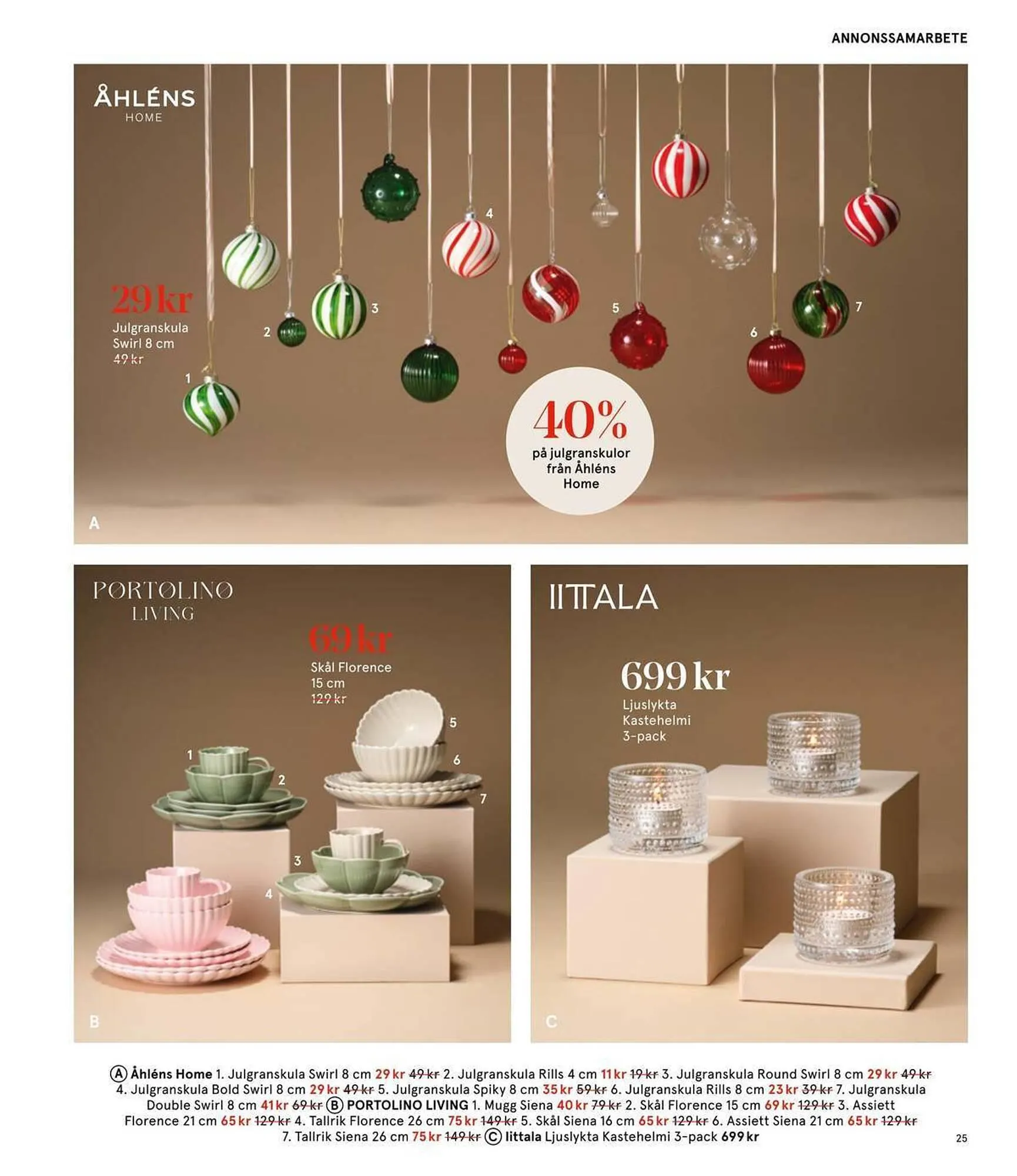 Åhléns reklamblad från 25 november till 11 december 2025 - Reklamblad sidor 25