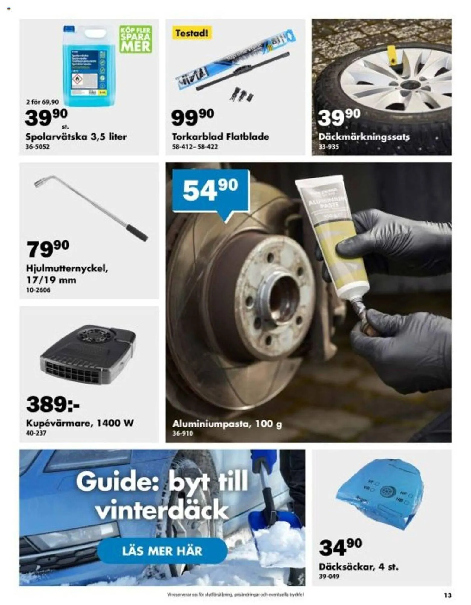 Biltema reklamblad från 17 oktober till 13 november 2024 - Reklamblad sidor 13
