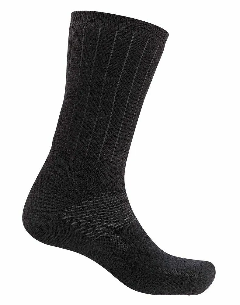 Ullfrottéstrumpa halvhög model