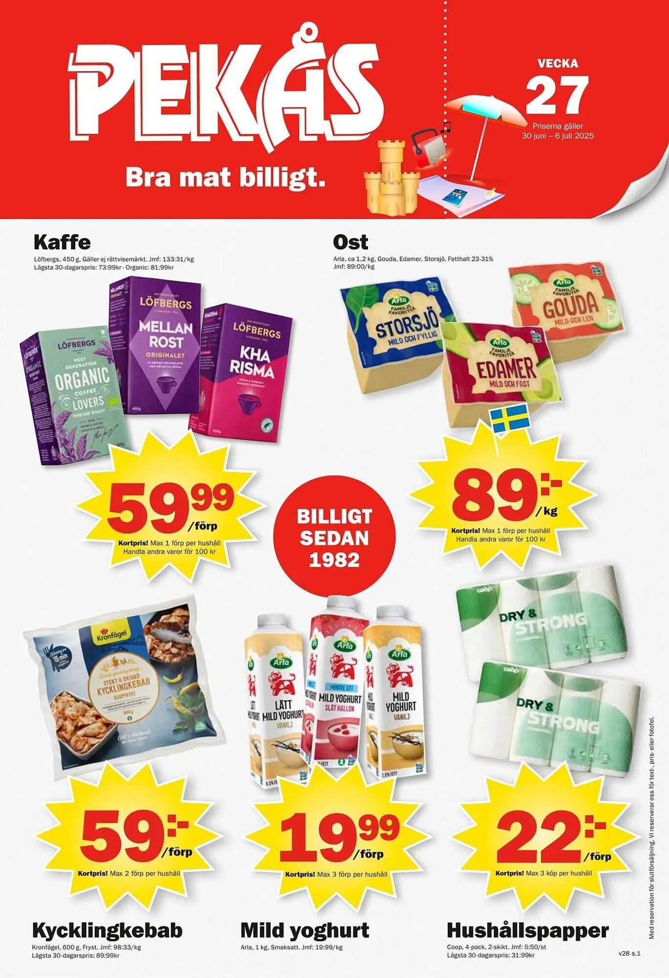 Pekås reklamblad - 1