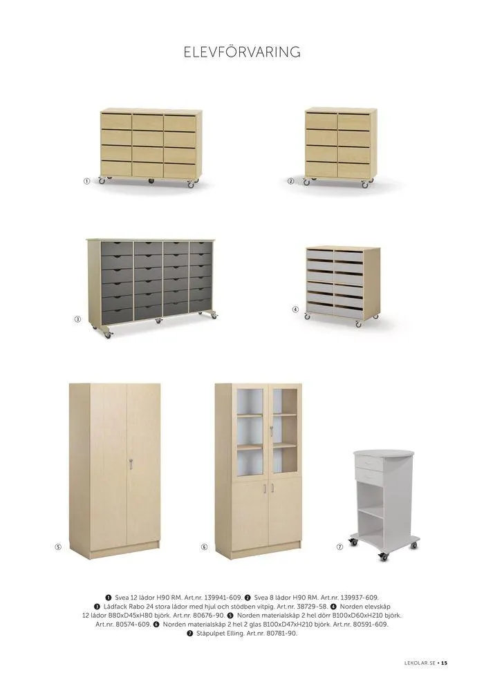 Mobler skola 2024 från 16 april till 31 maj 2024 - Reklamblad sidor 15