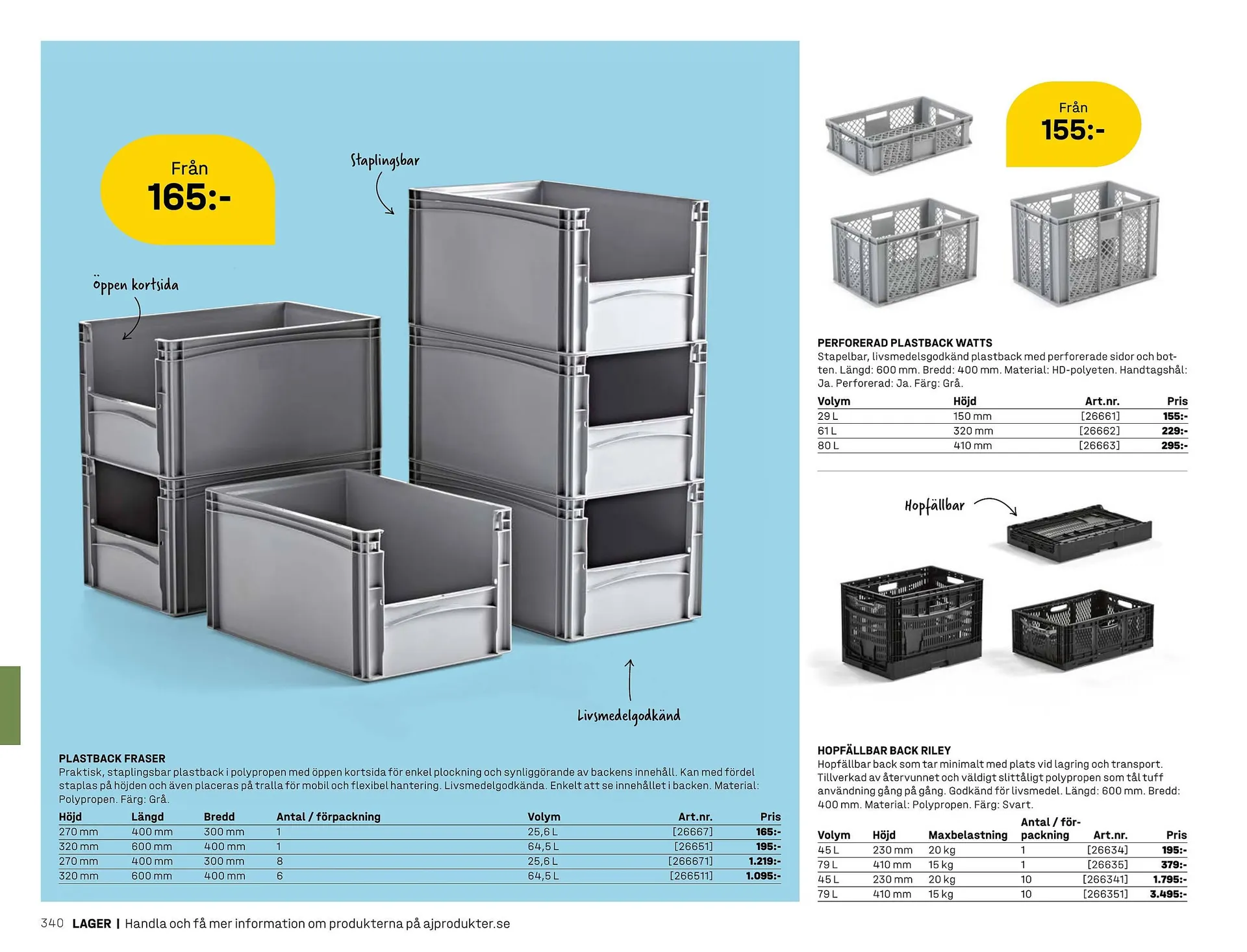 AJ Produkter reklamblad från 1 januari till 31 december 2025 - Reklamblad sidor 340