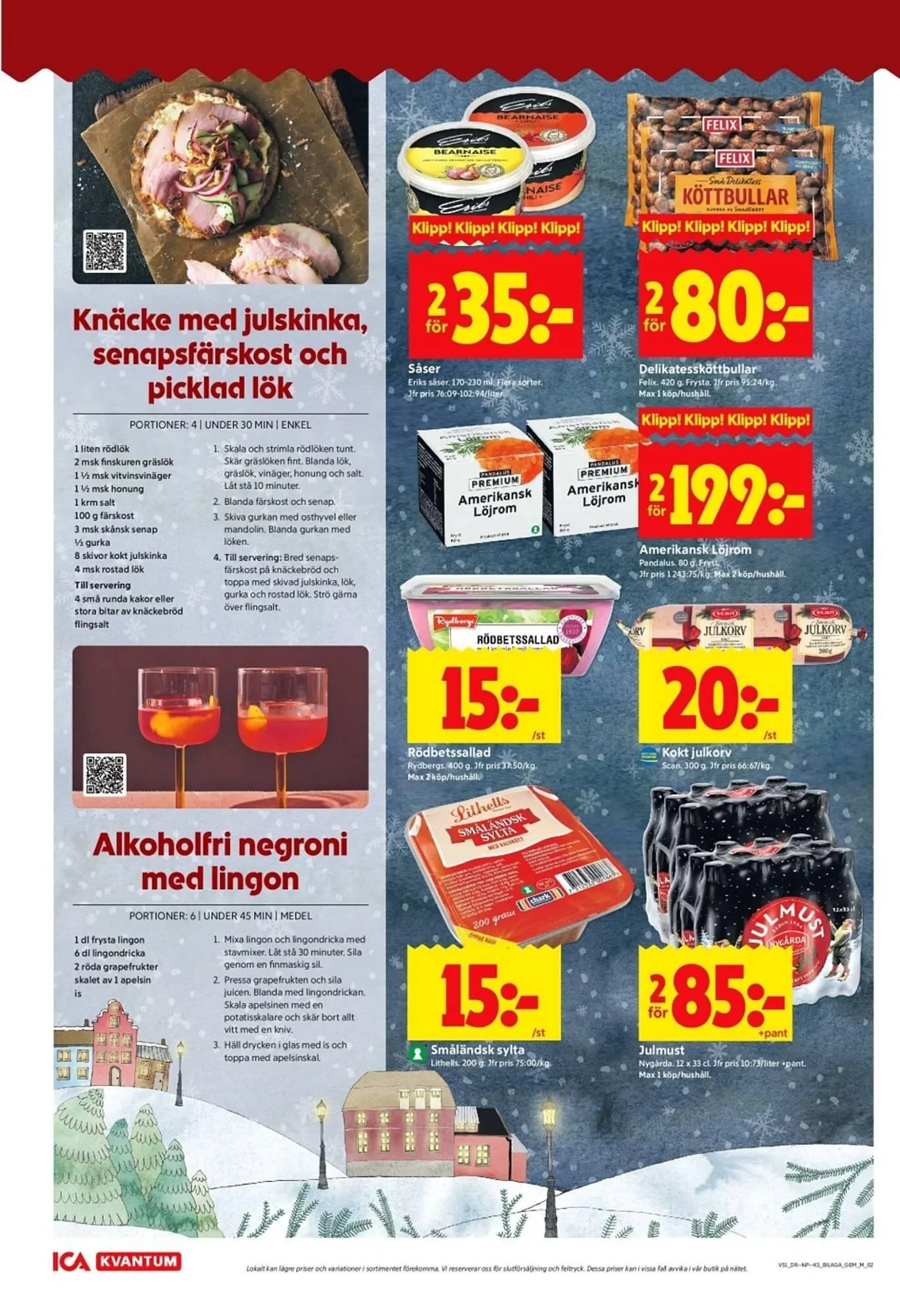 ICA Kvantum reklamblad från 15 december till 24 december 2025 - Reklamblad sidor 2