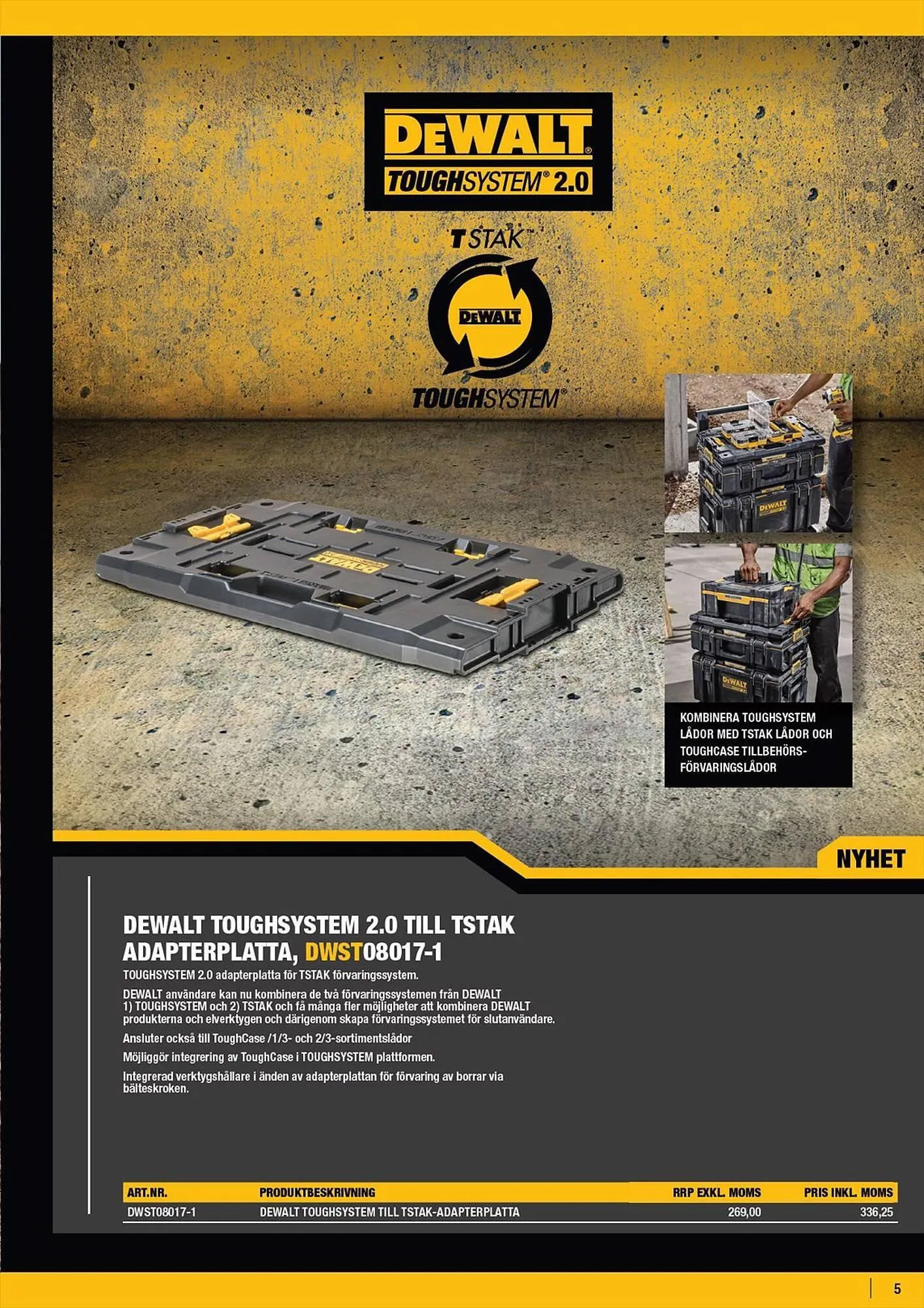 Dewalt reklamblad från 5 maj till 31 december 2023 - Reklamblad sidor 5