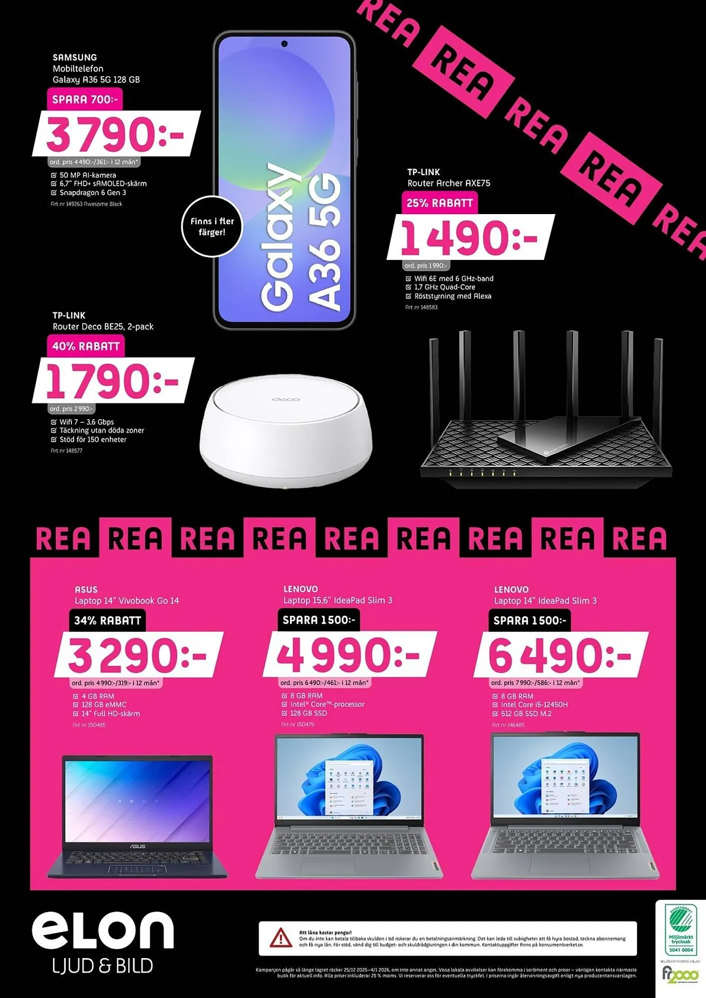 Elon reklamblad från 25 december till 4 januari 2026 - Reklamblad sidor 4