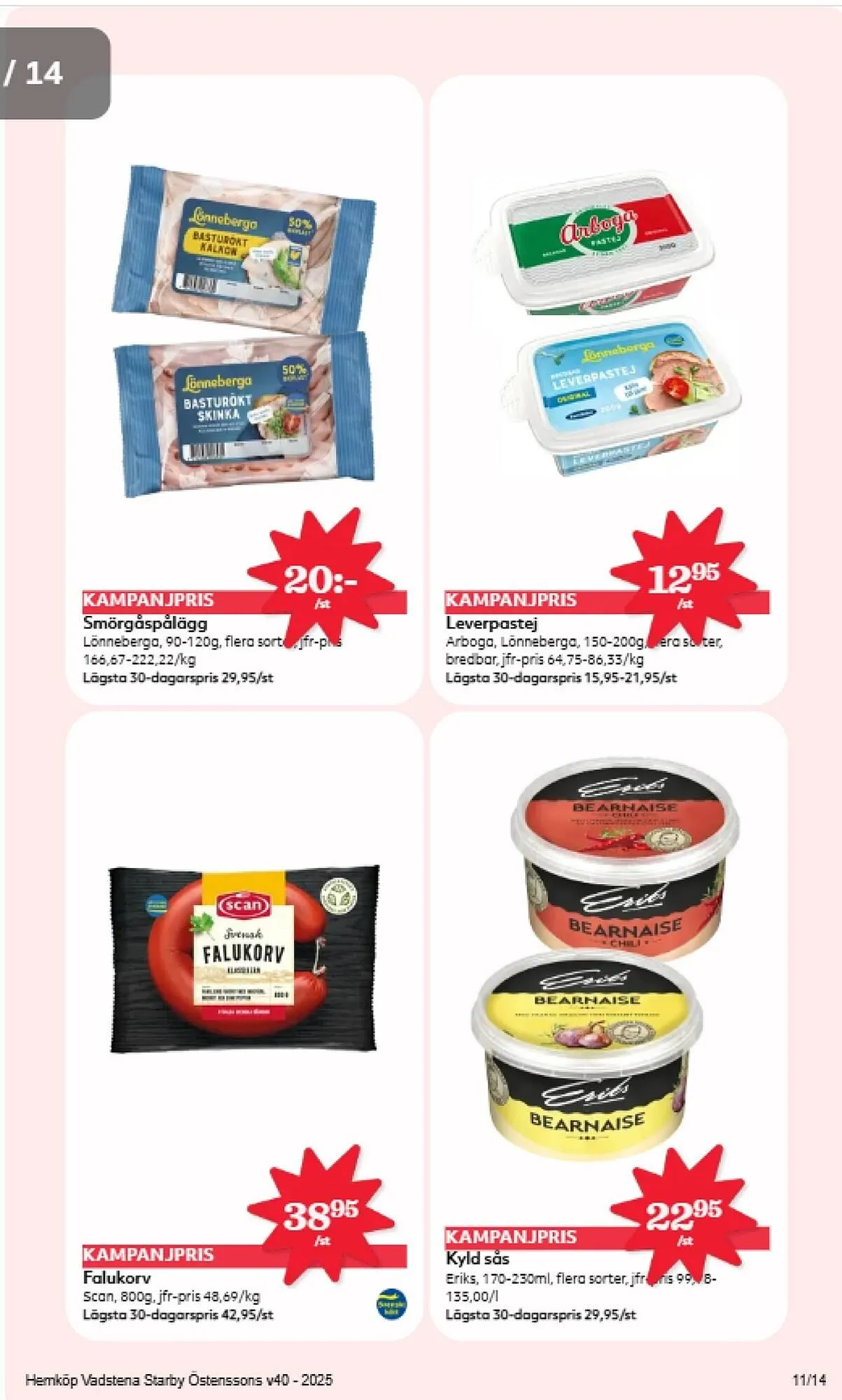 Hemköp reklamblad från 29 september till 5 oktober 2025 - Reklamblad sidor 11