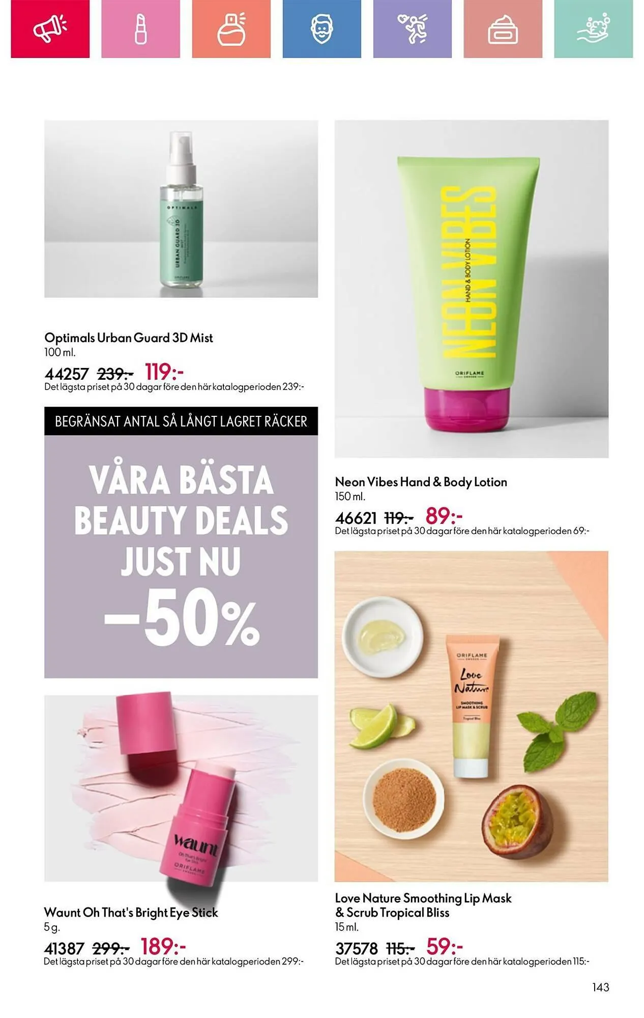 Oriflame reklamblad från 12 maj till 31 maj 2025 - Reklamblad sidor 143