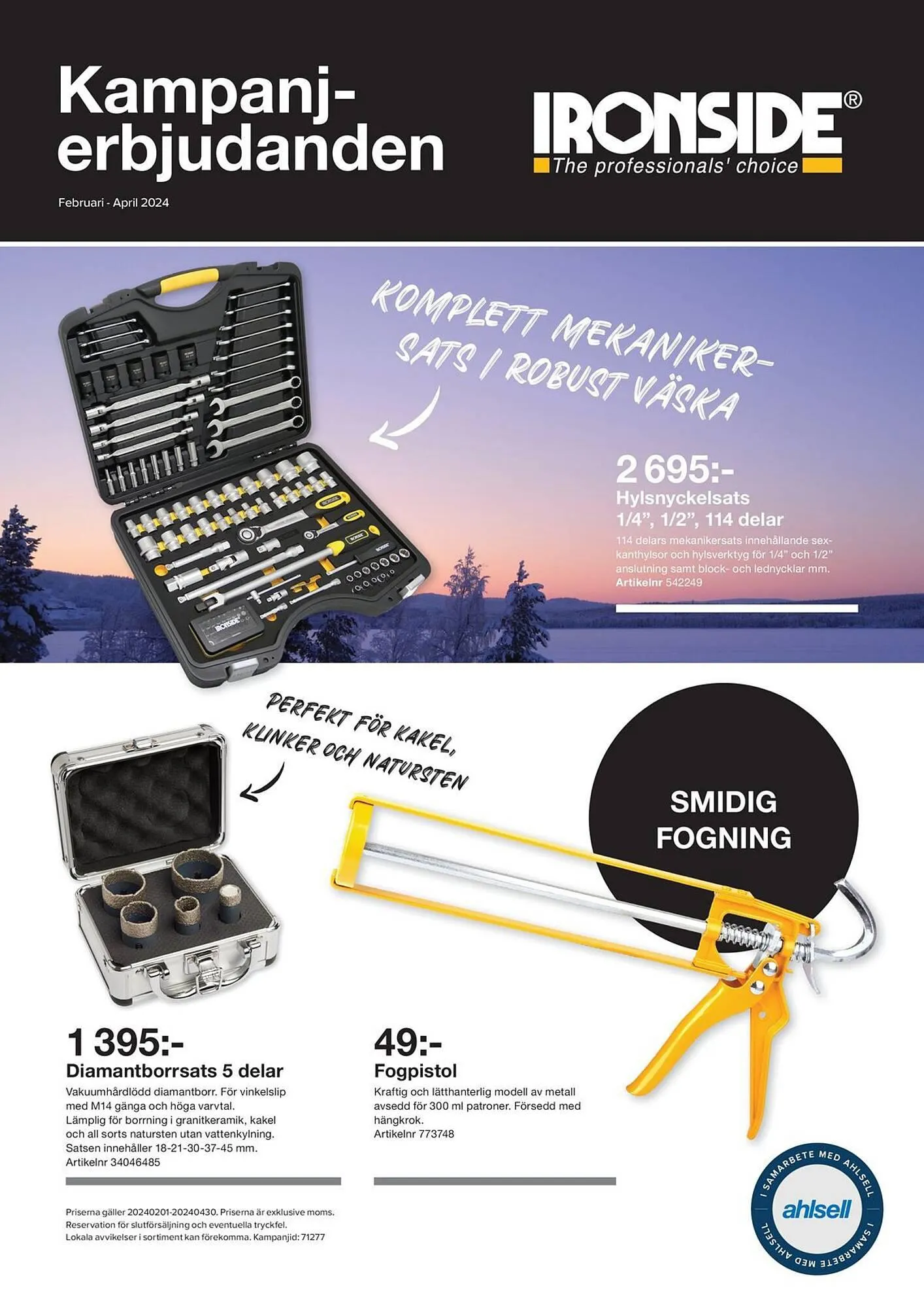 Ahlsell reklamblad från 8 februari till 30 april 2024 - Reklamblad sidor