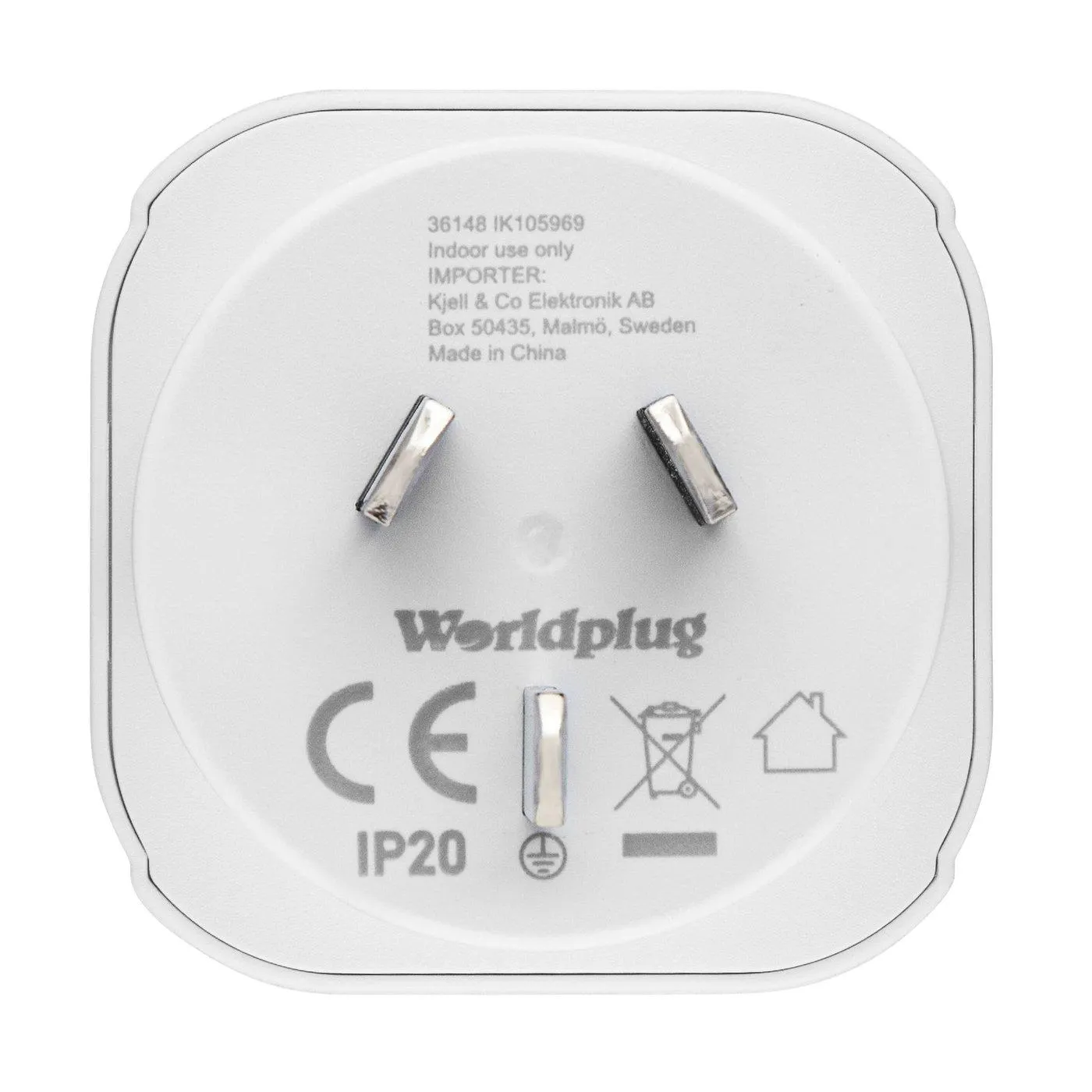 Luxorparts Jordad reseadapter Australien, Kina