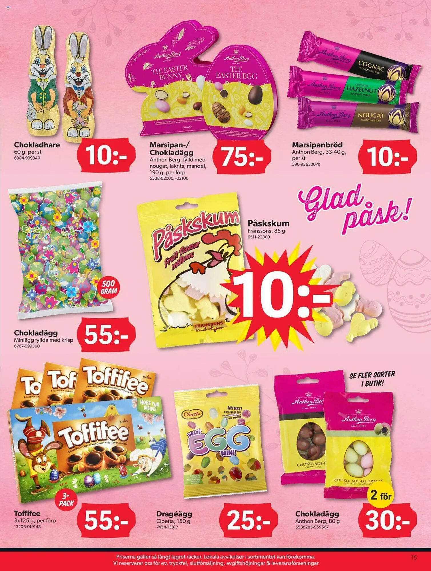 DollarStore reklamblad från 25 mars till 19 april 2024 - Reklamblad sidor 15