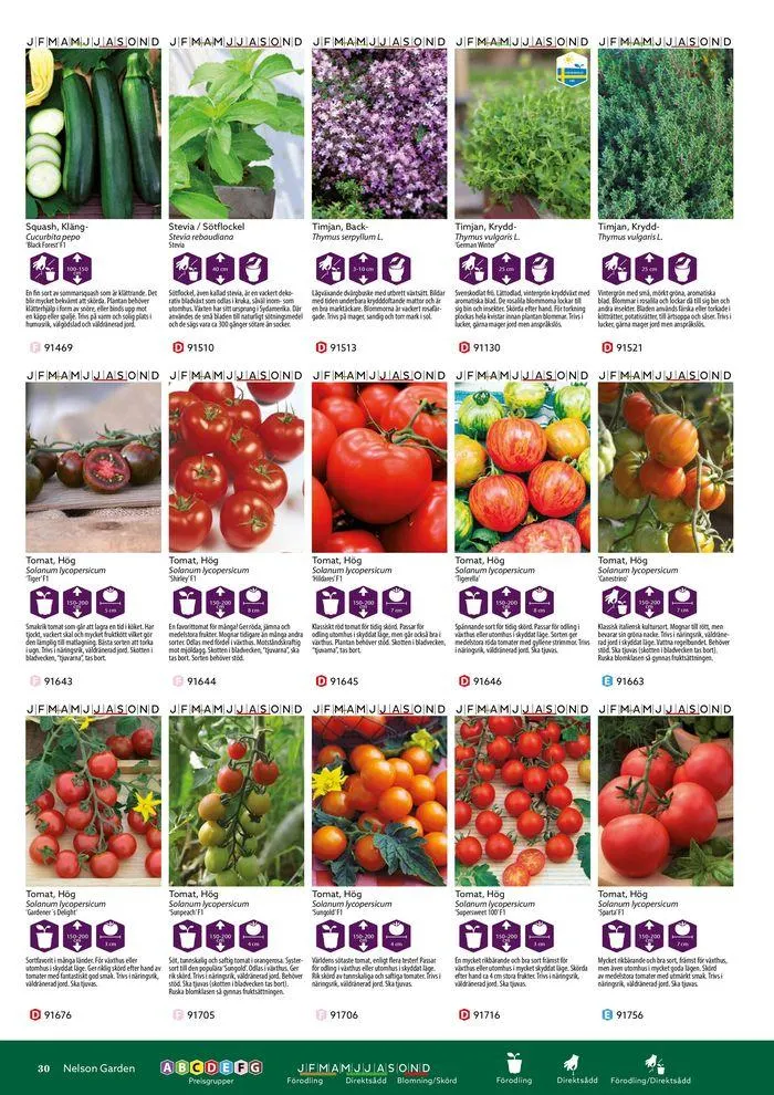Nelson Gardens frökatalog 2024 är här! från 6 mars till 31 december 2024 - Reklamblad sidor 30