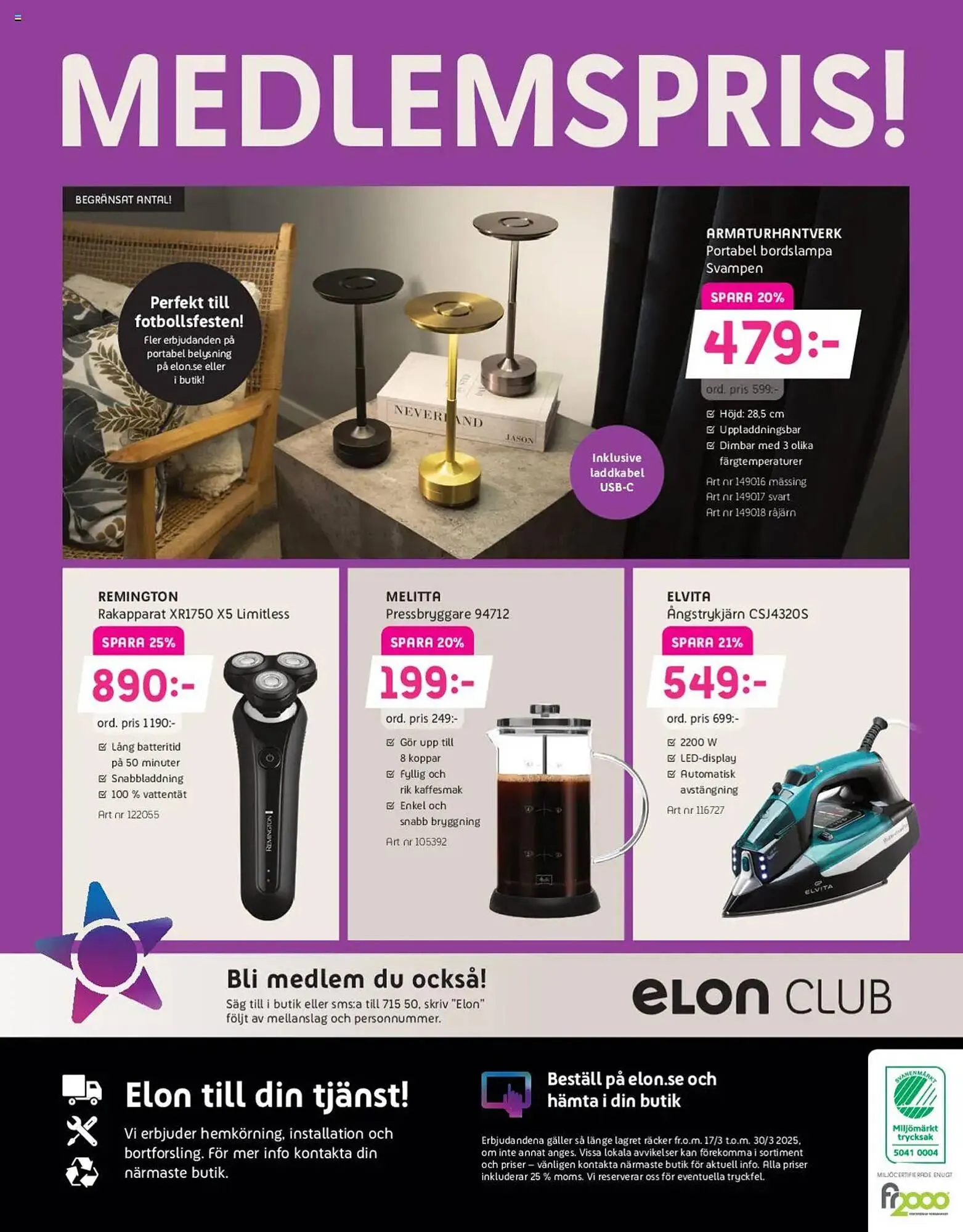 Elon reklamblad från 17 mars till 30 mars 2025 - Reklamblad sidor 14