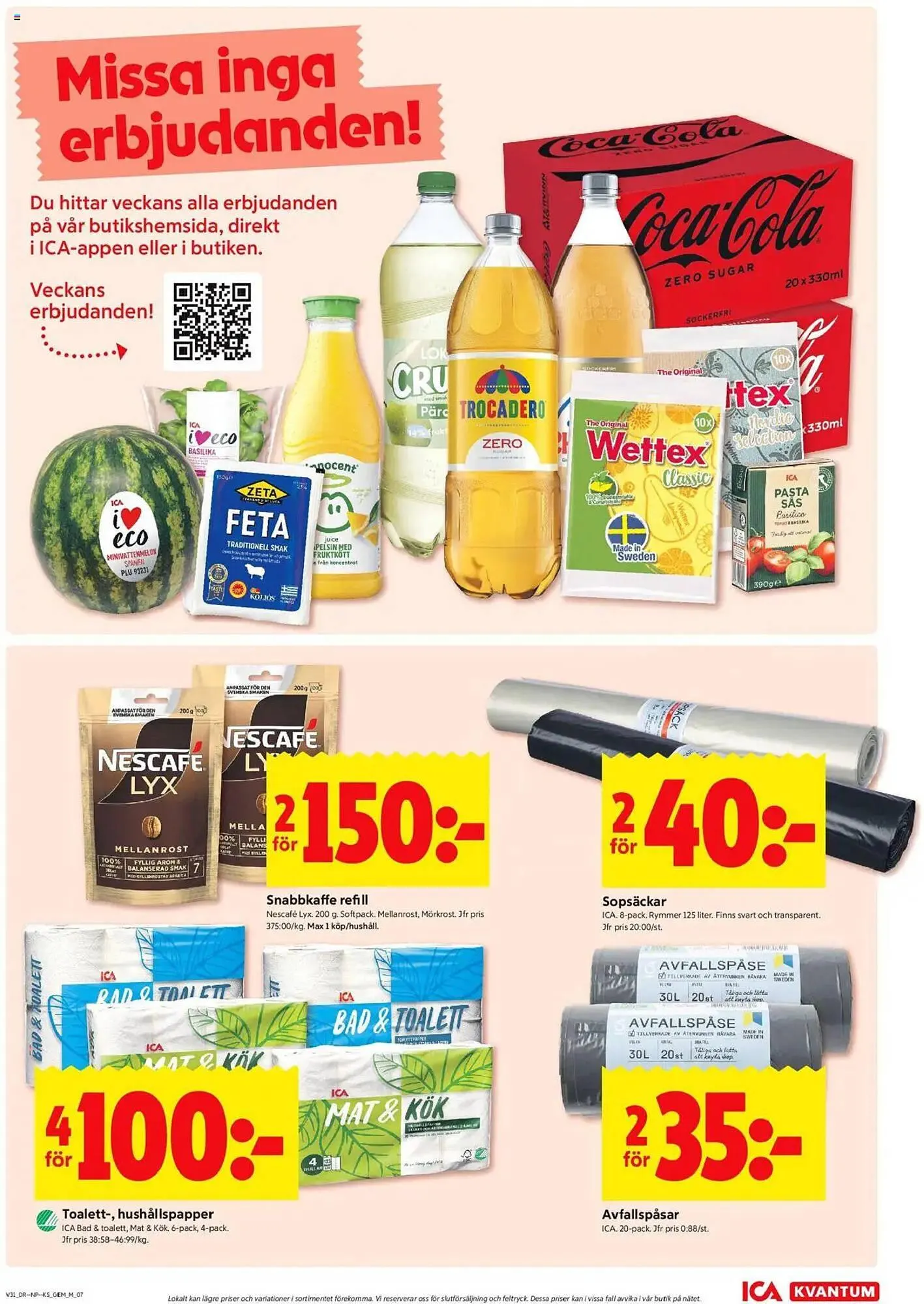 ICA Kvantum reklamblad från 28 juli till 3 augusti 2025 - Reklamblad sidor 9