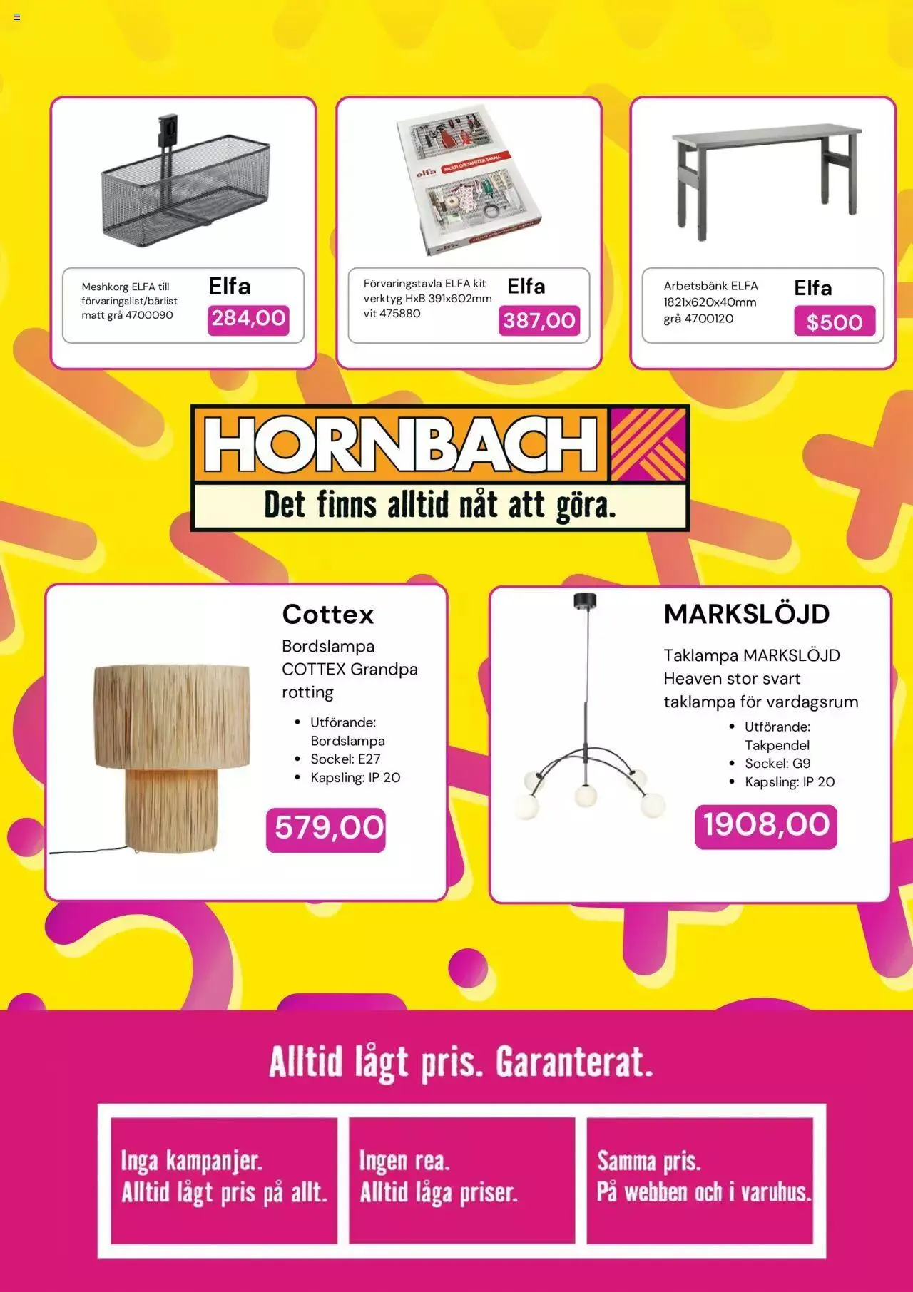 Hornbach - erbjudanden från 19 februari till 29 februari 2024 - Reklamblad sidor 