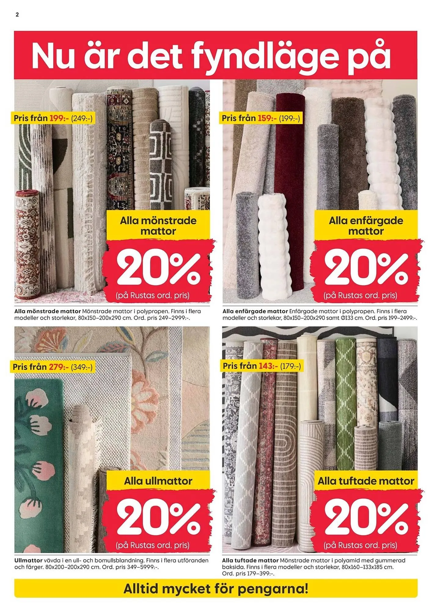 Rusta reklamblad från 2 mars till 8 mars 2026 - Reklamblad sidor 2