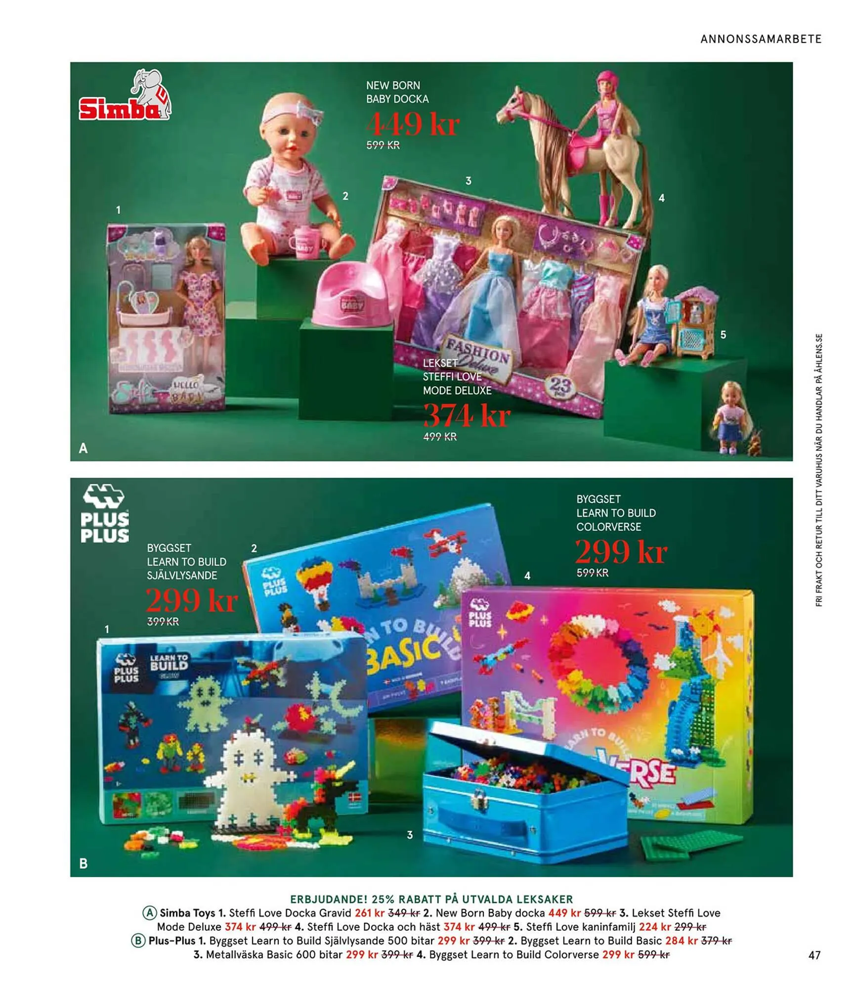 Åhléns reklamblad från 25 november till 24 december 2024 - Reklamblad sidor 47