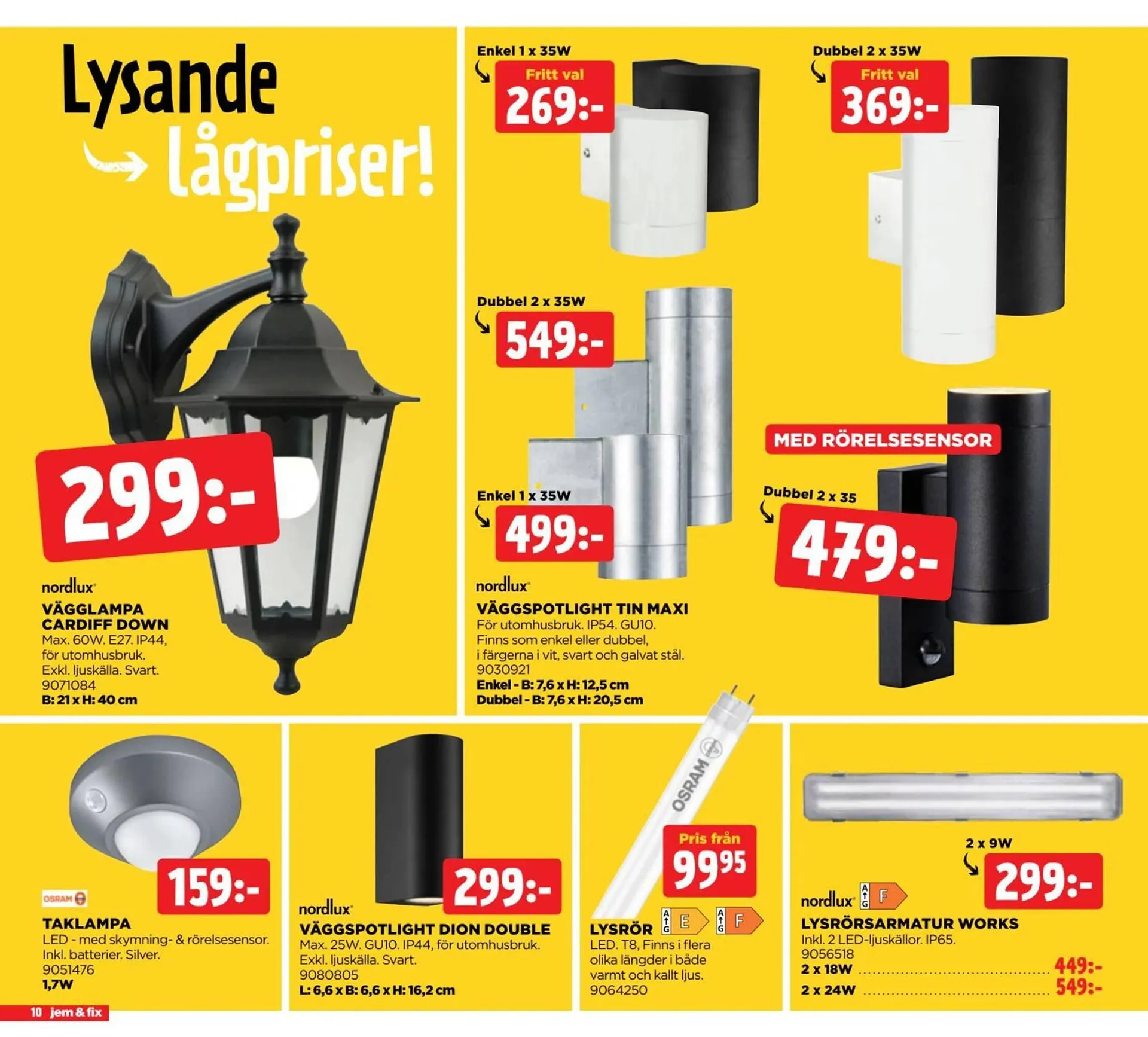 Jem&Fix reklamblad från 19 januari till 9 februari 2026 - Reklamblad sidor 10