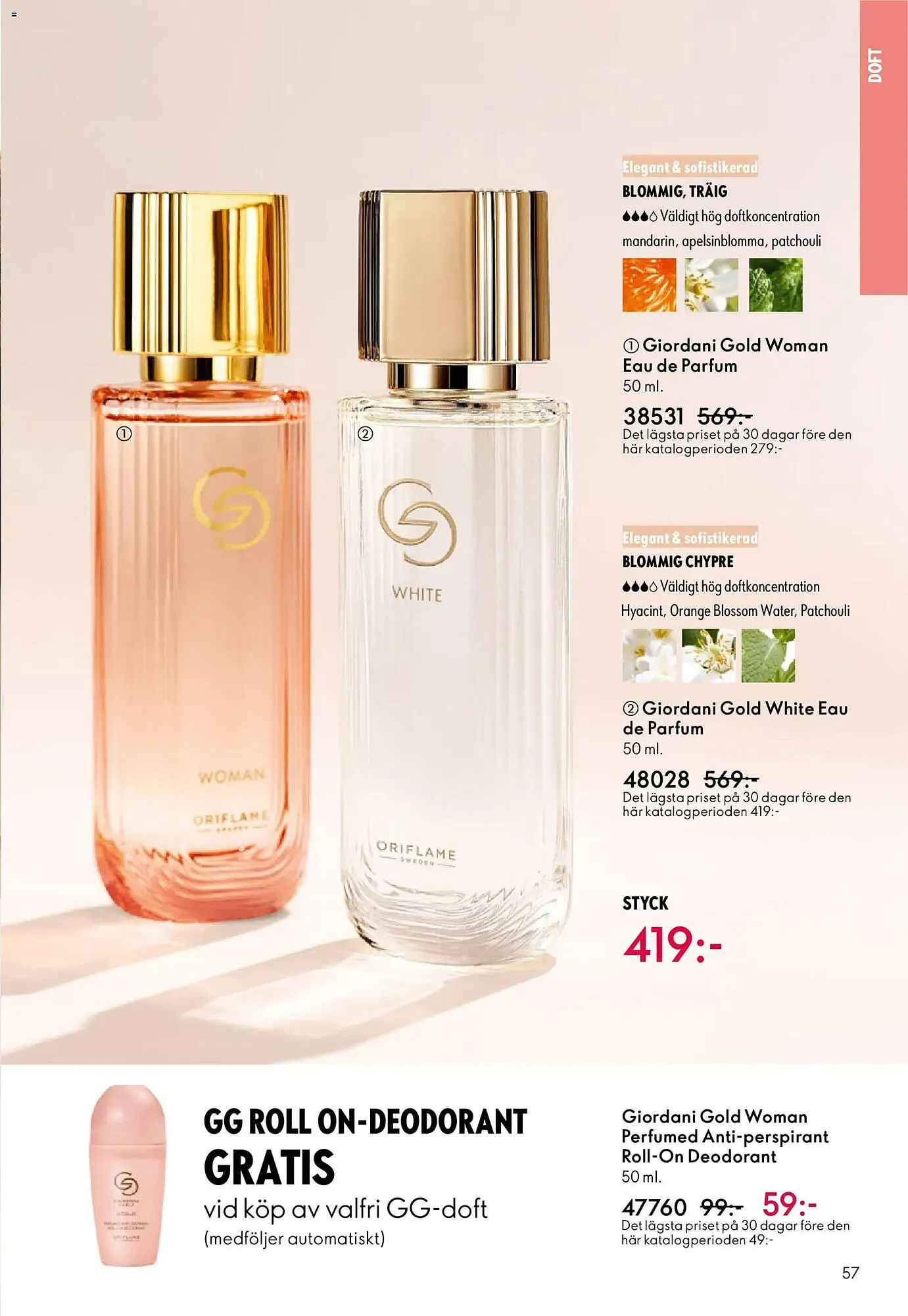 Oriflame reklamblad från 31 december till 27 januari 2026 - Reklamblad sidor 57