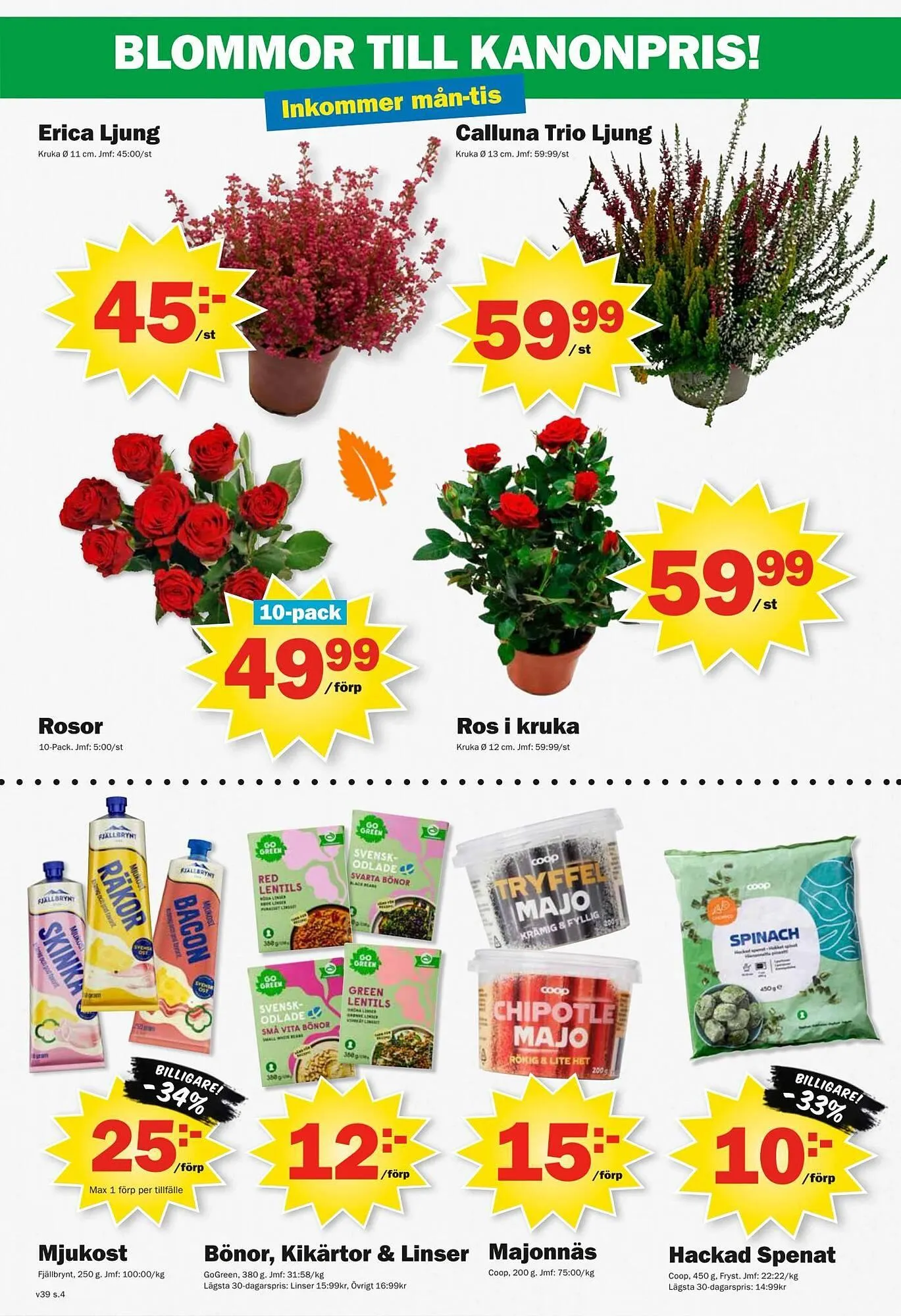 Pekås reklamblad från 22 september till 28 september 2025 - Reklamblad sidor 4