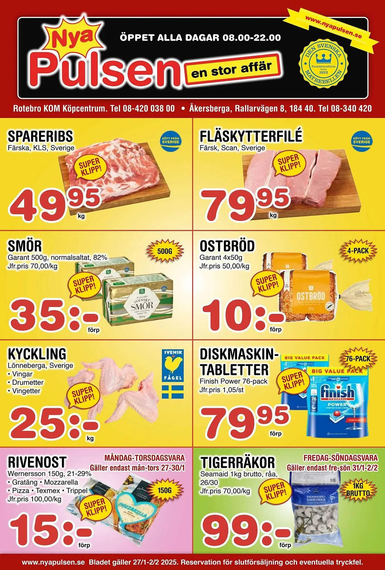 Nya Pulsen reklamblad - 1