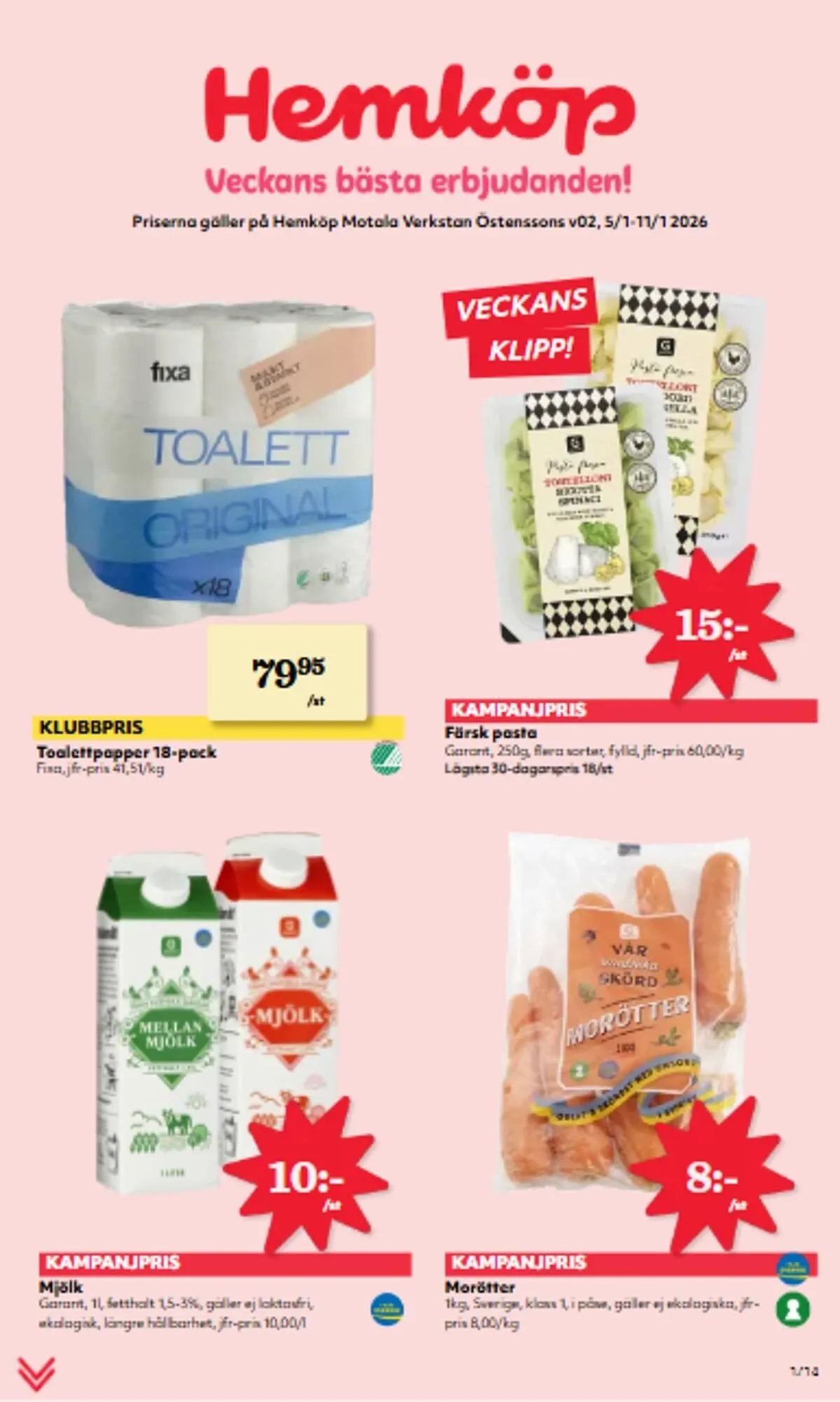 Östenssons reklamblad - 1