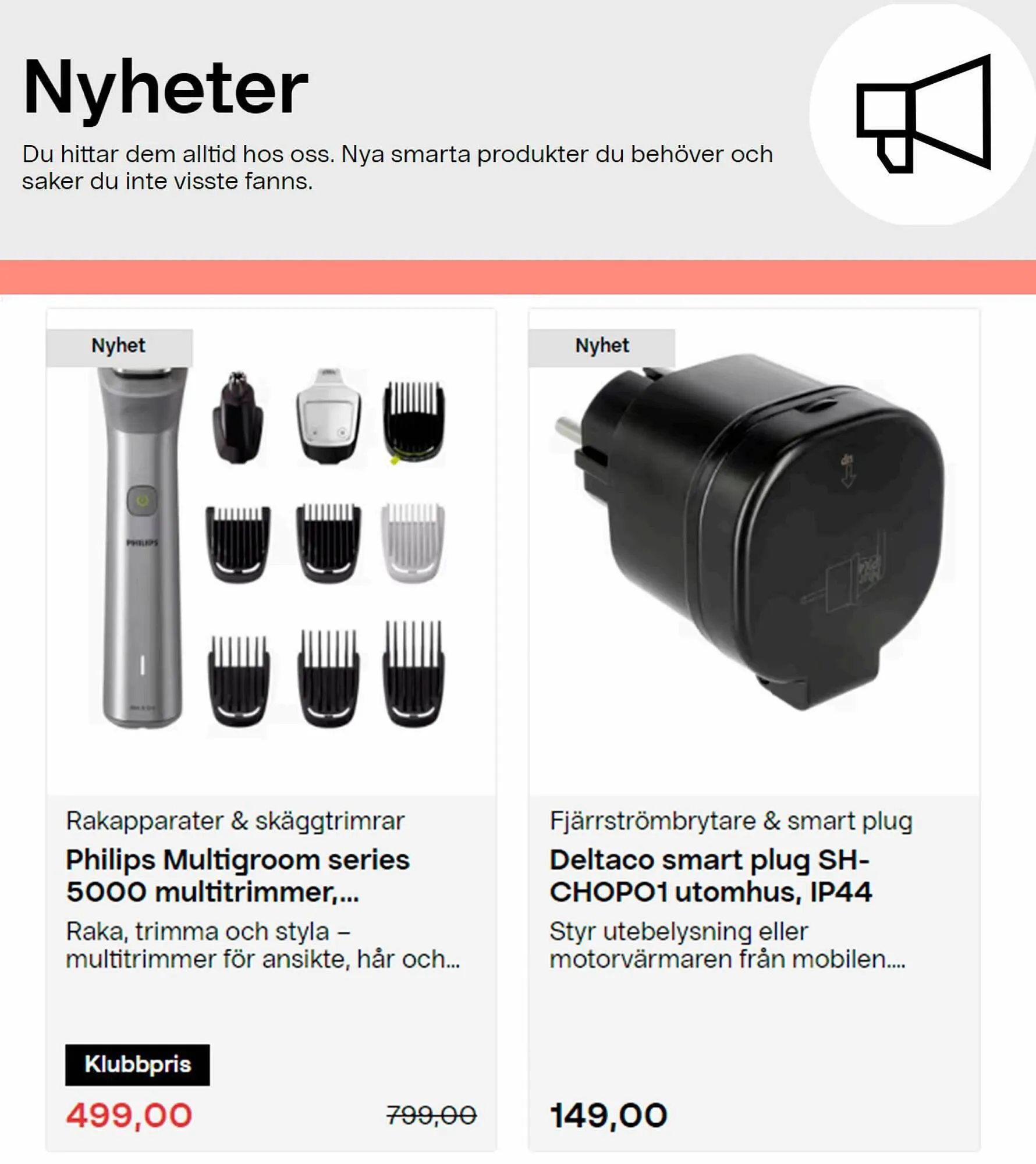Clas Ohlson reklamblad från 31 oktober till 30 november 2023 - Reklamblad sidor 3