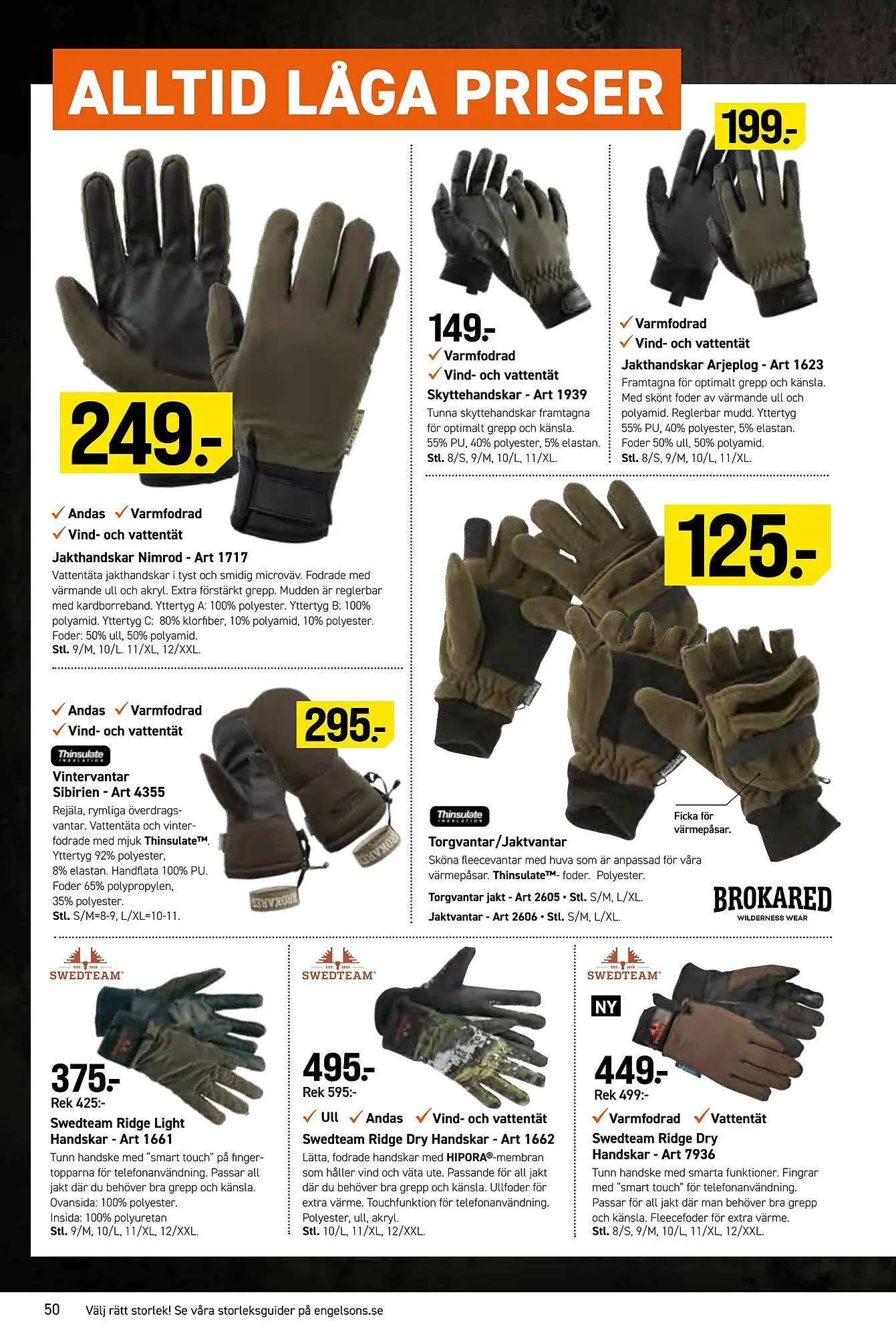 Engelsons reklamblad från 1 juli till 31 juli 2025 - Reklamblad sidor 50
