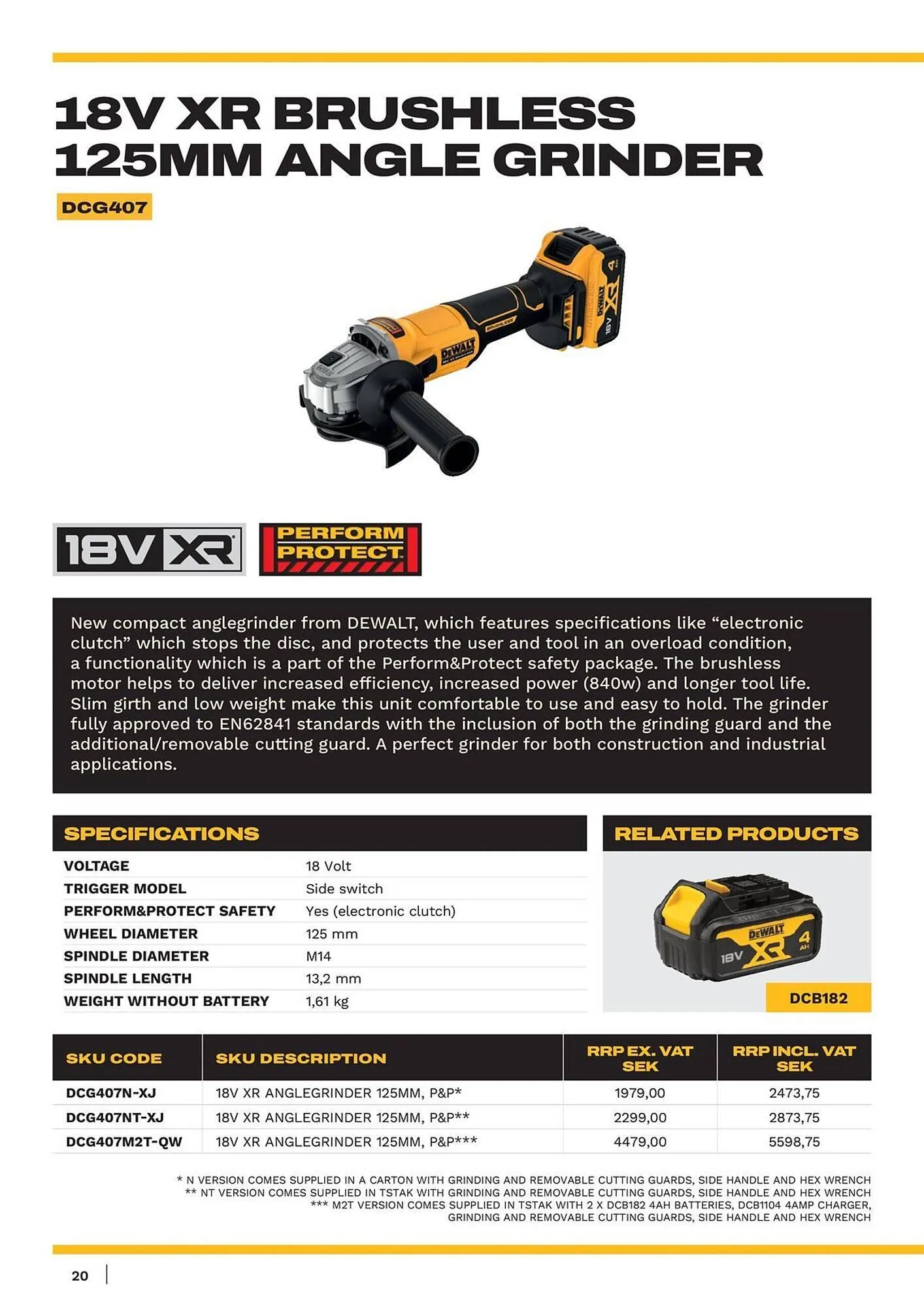 Dewalt reklamblad från 9 maj till 31 augusti 2025 - Reklamblad sidor 20
