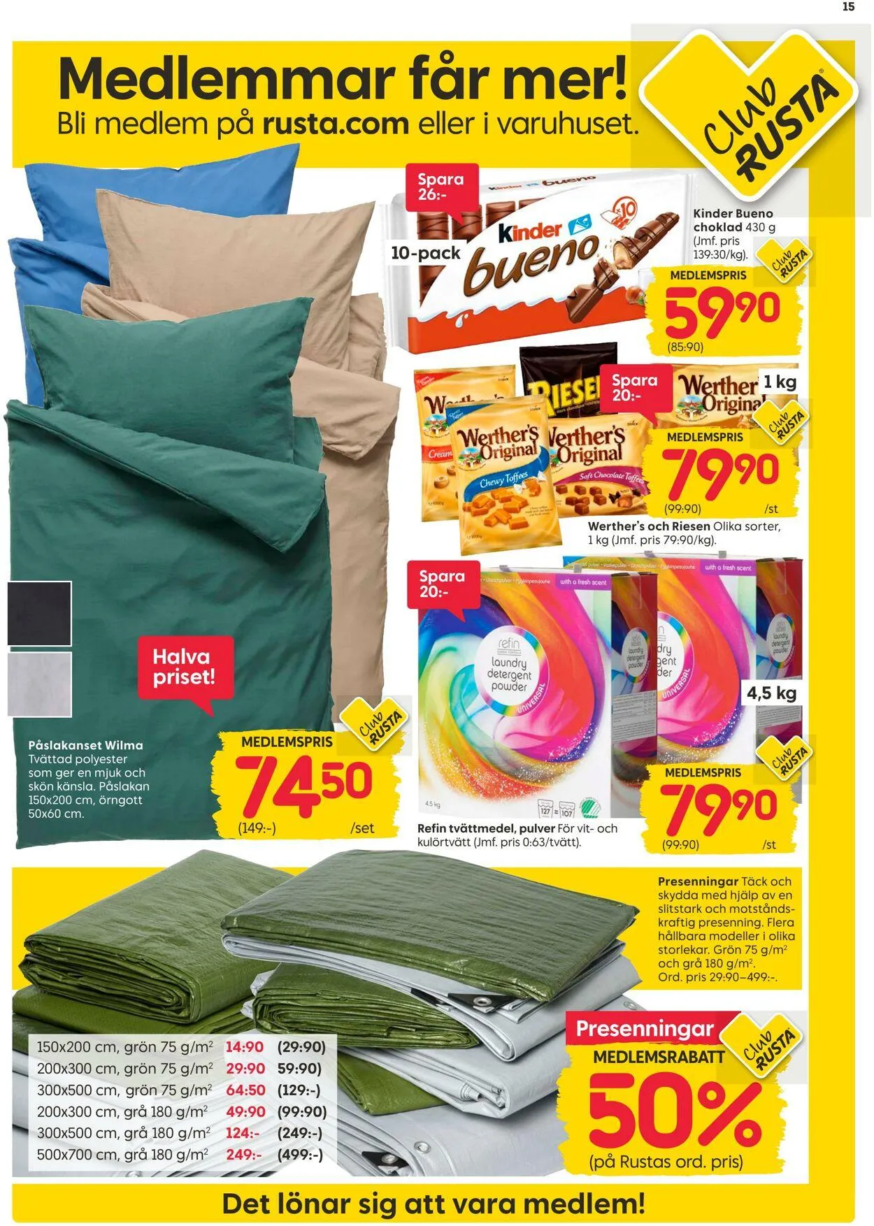 Rusta från 22 september till 6 oktober 2025 - Reklamblad sidor 15