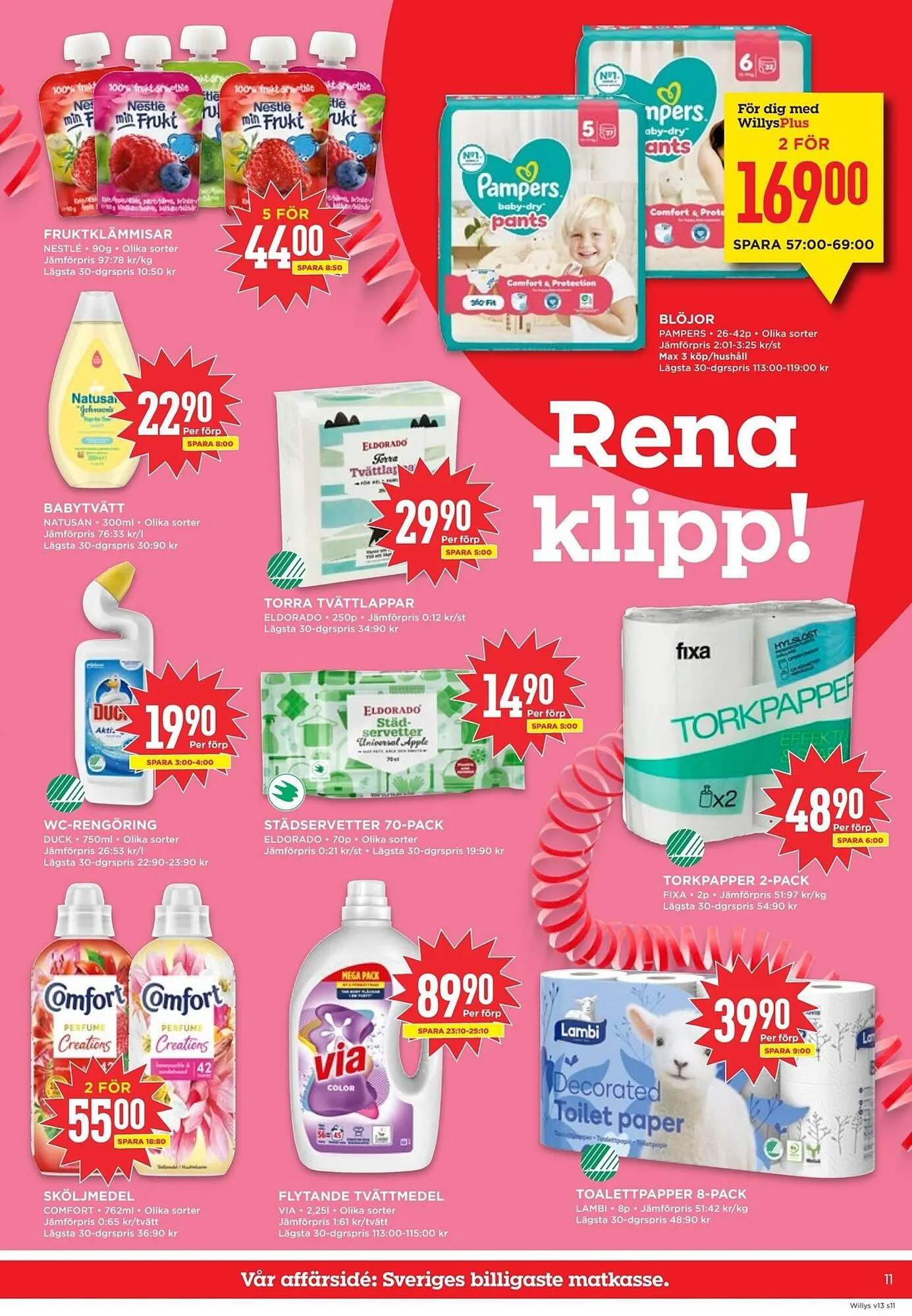 Willys reklamblad från 23 mars till 29 mars 2026 - Reklamblad sidor 11