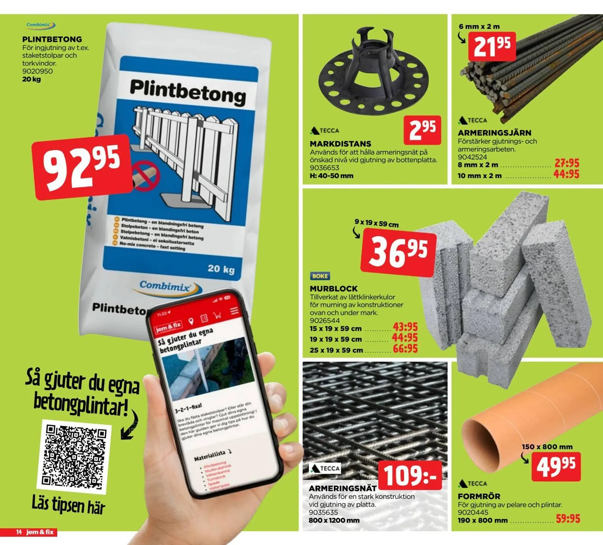 Jem&Fix reklamblad från 20 april till 4 maj 2026 - Reklamblad sidor 14
