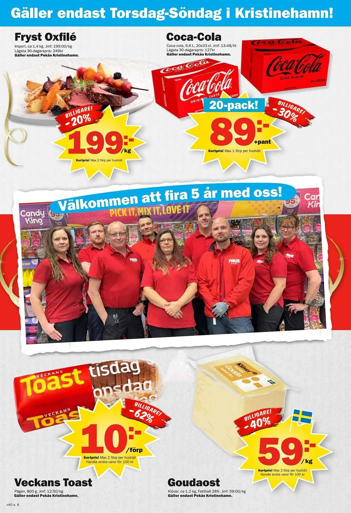 Pekås reklamblad från 29 september till 5 oktober 2025 - Reklamblad sidor 6