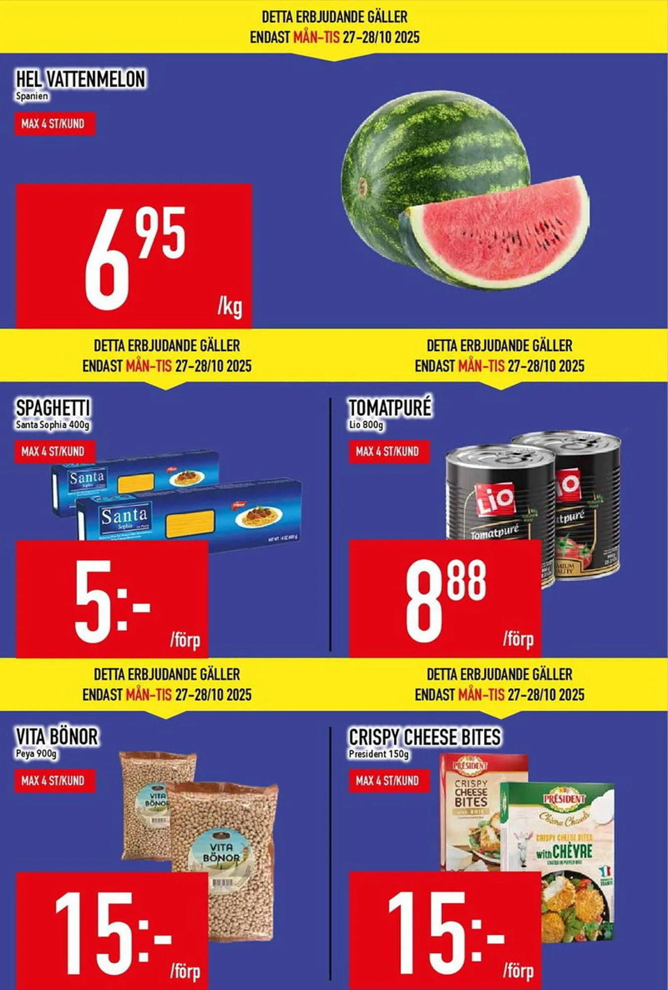 Matdax reklamblad från 27 oktober till 2 november 2025 - Reklamblad sidor 3