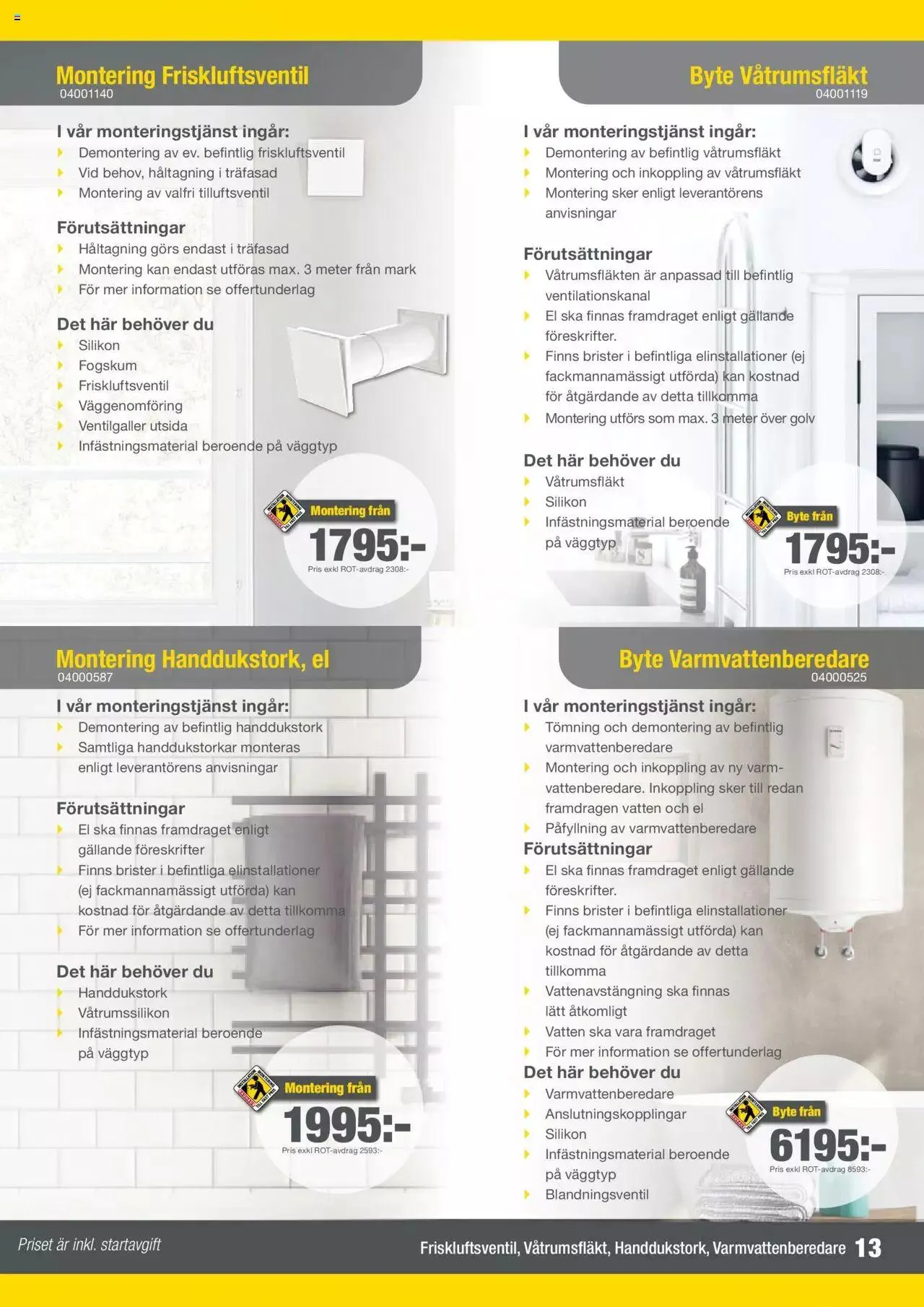 Bauhaus - Montageservice från 19 mars till 31 december 2023 - Reklamblad sidor 35