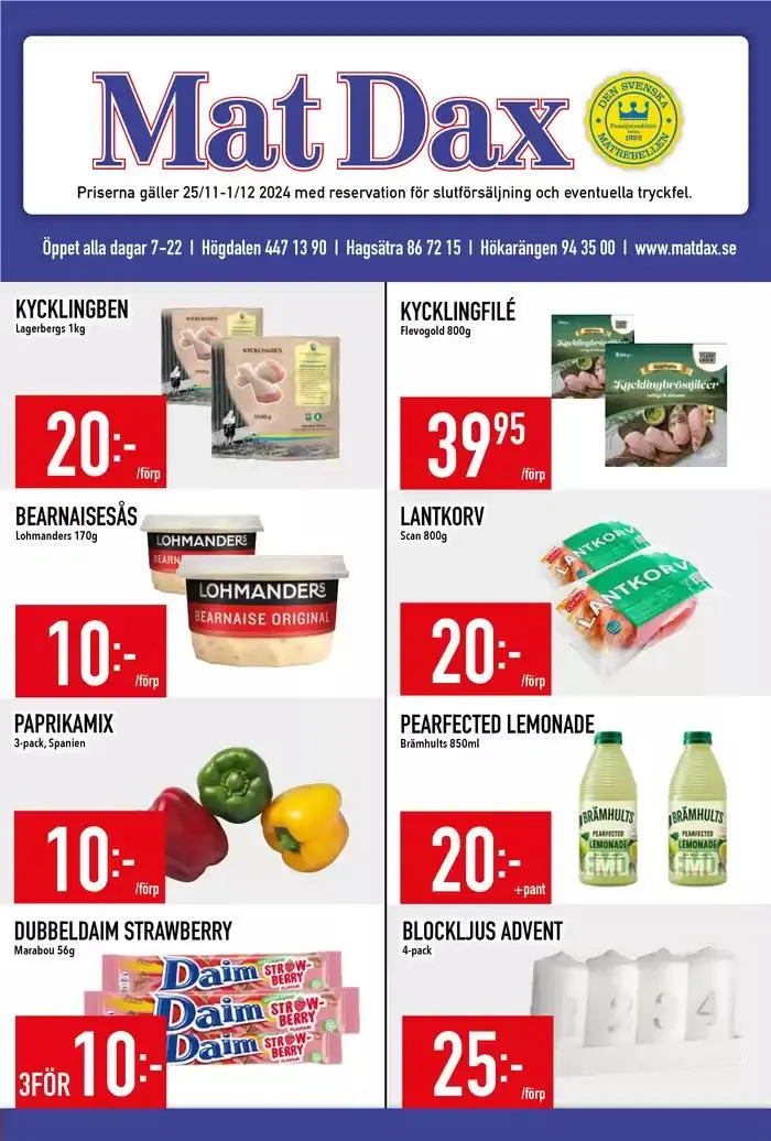 Veckans erbjudanden - 1