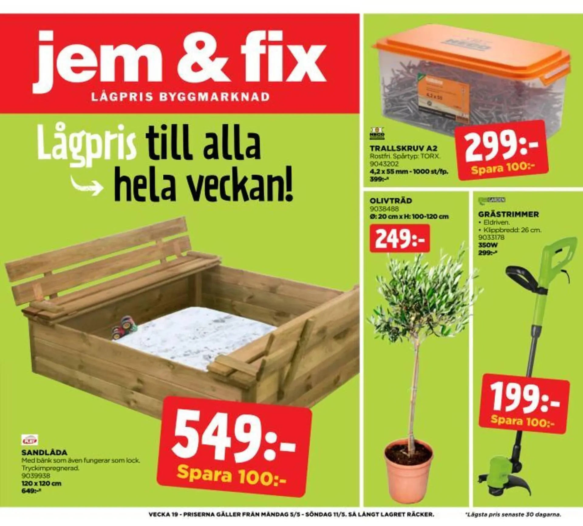 Jem&Fix reklamblad - 1
