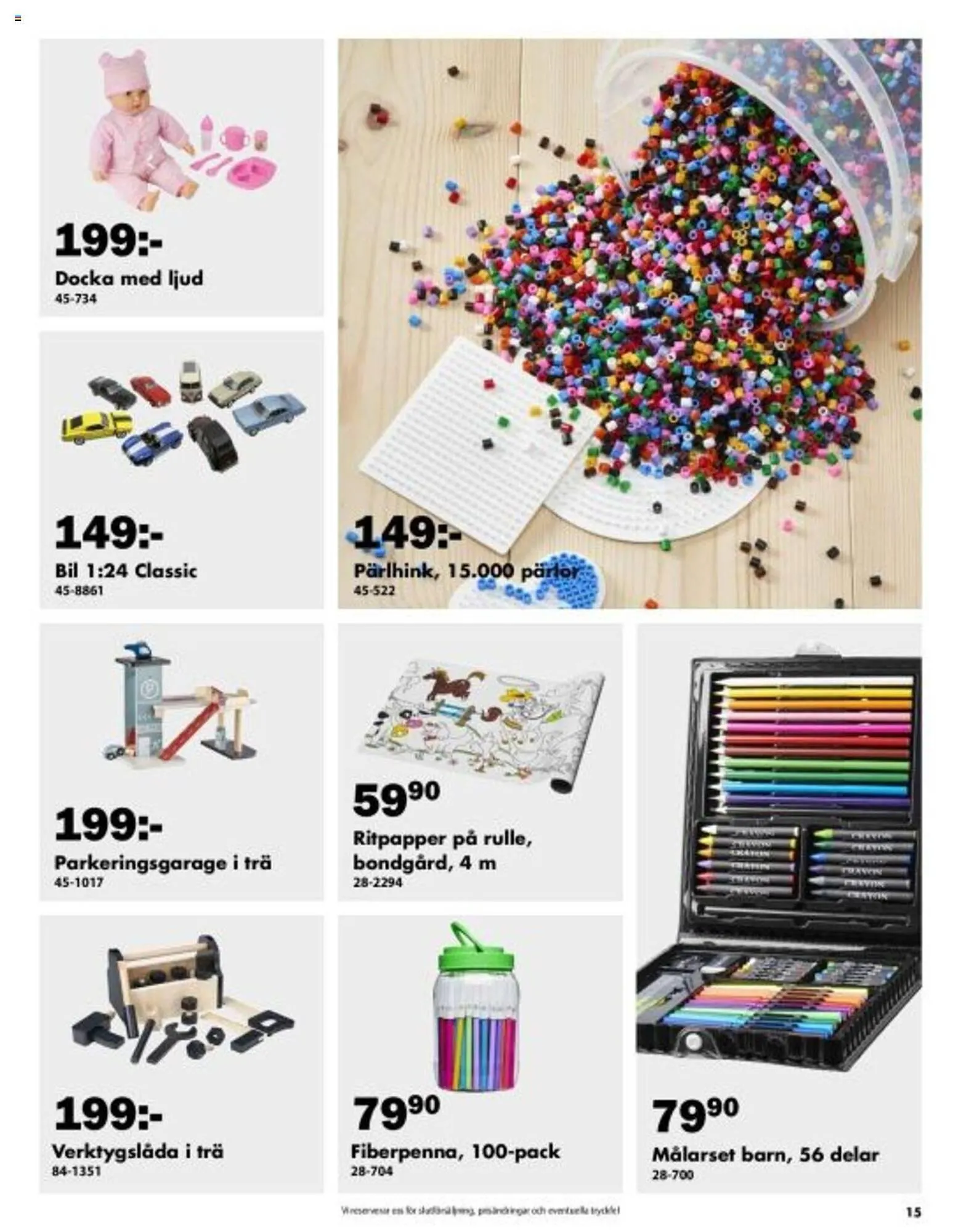 Biltema reklamblad från 17 oktober till 13 november 2024 - Reklamblad sidor 15