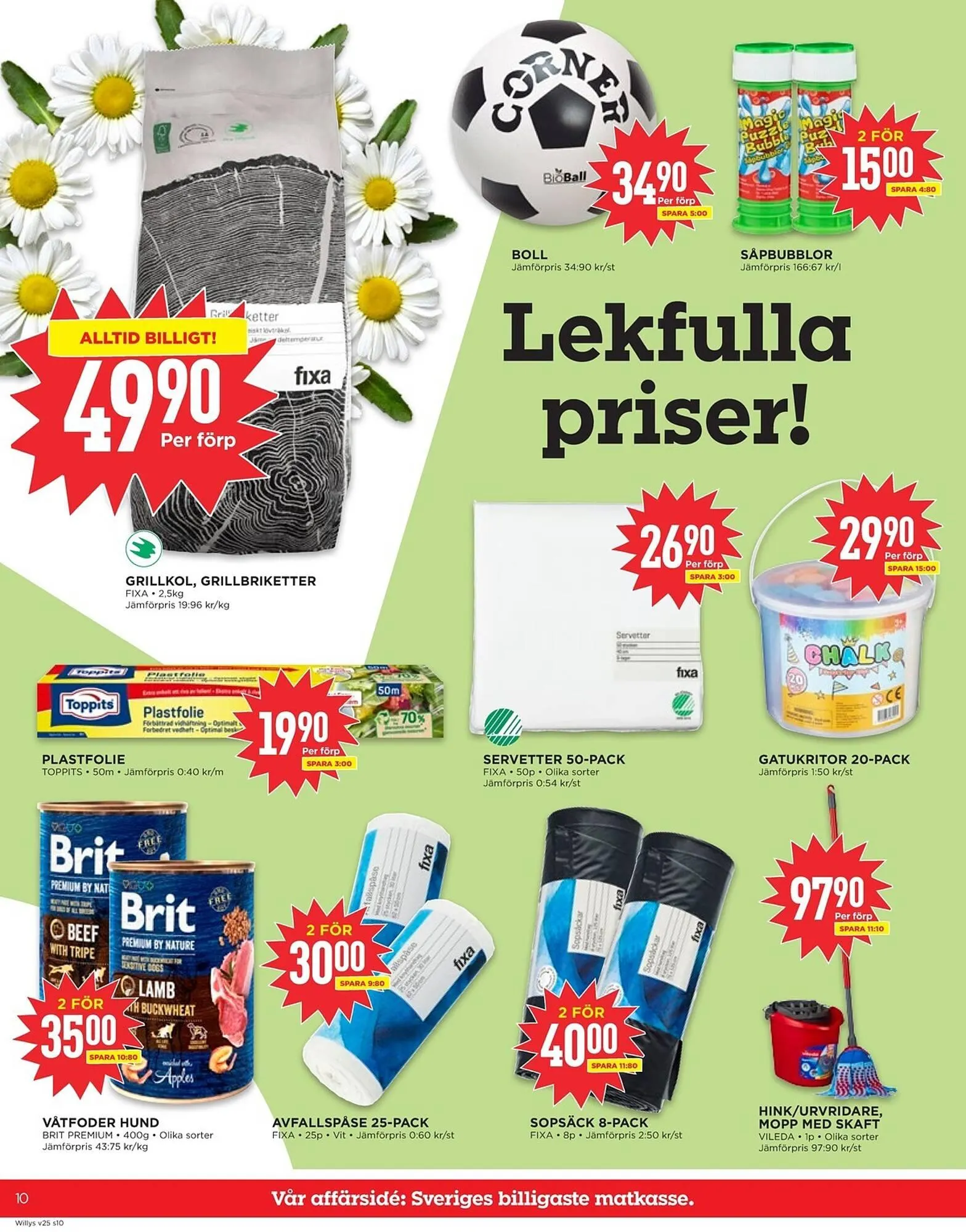 Willys reklamblad från 16 juni till 22 juni 2025 - Reklamblad sidor 10