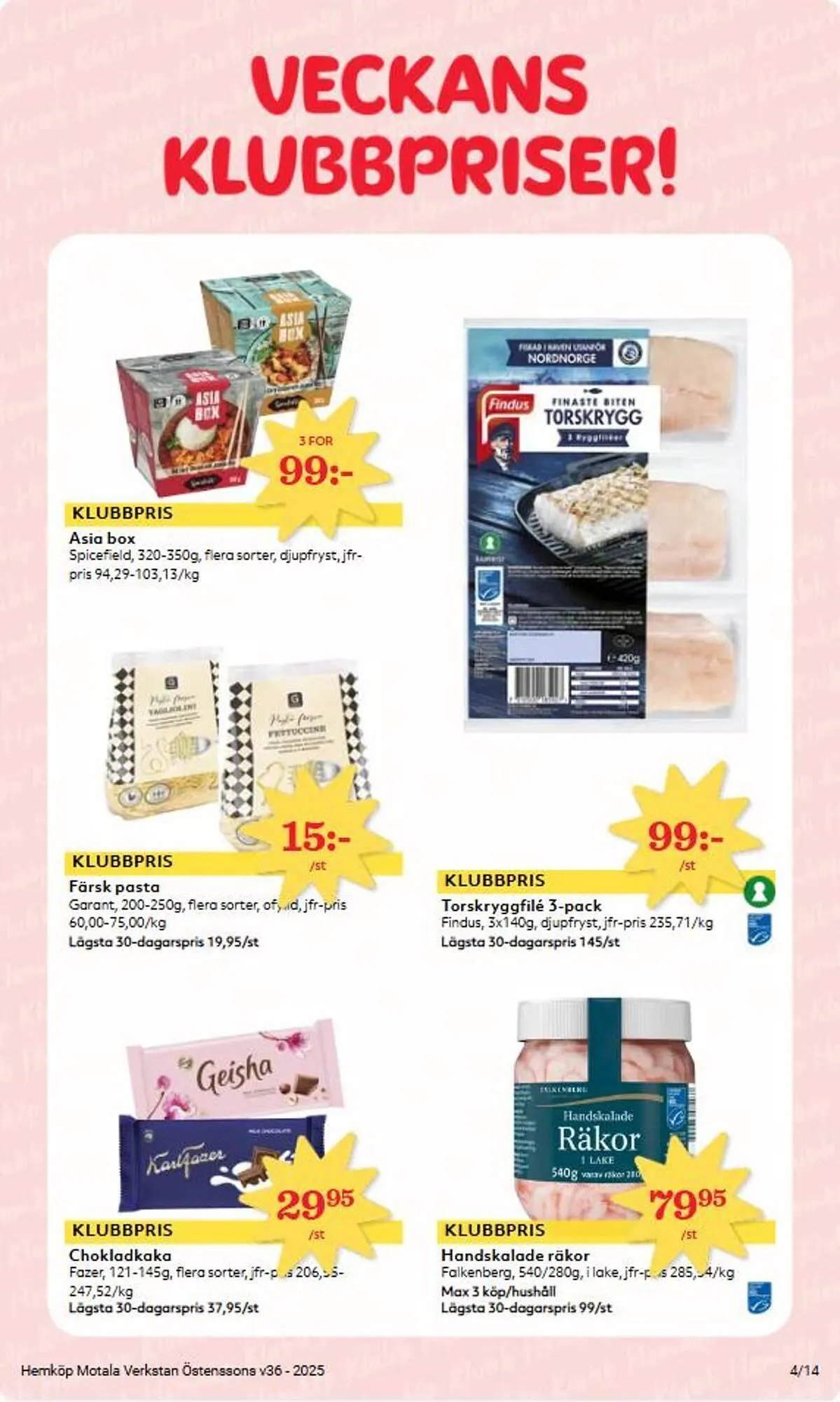 Östenssons reklamblad från 1 september till 7 september 2025 - Reklamblad sidor 4