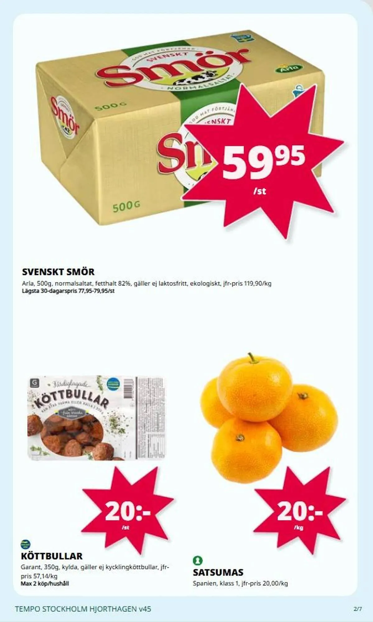 Tempo reklamblad från 3 november till 9 november 2025 - Reklamblad sidor 2