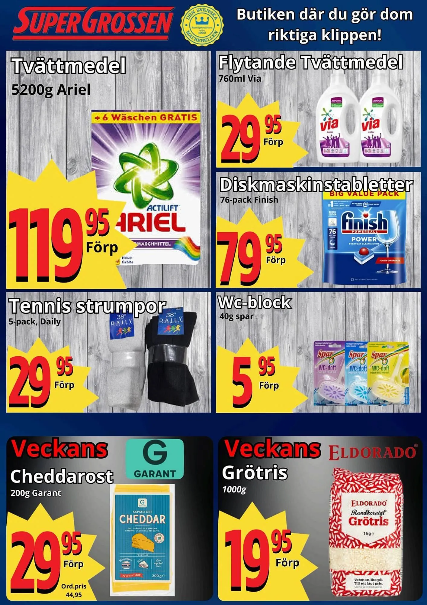 Supergrossen reklamblad från 27 oktober till 2 november 2025 - Reklamblad sidor 12