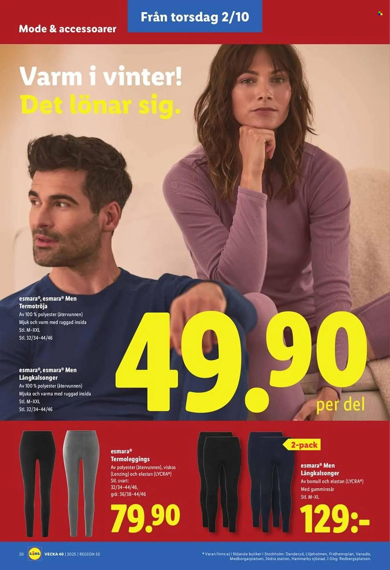 Lidl reklamblad från 29 september till 5 oktober 2025 - Reklamblad sidor 22