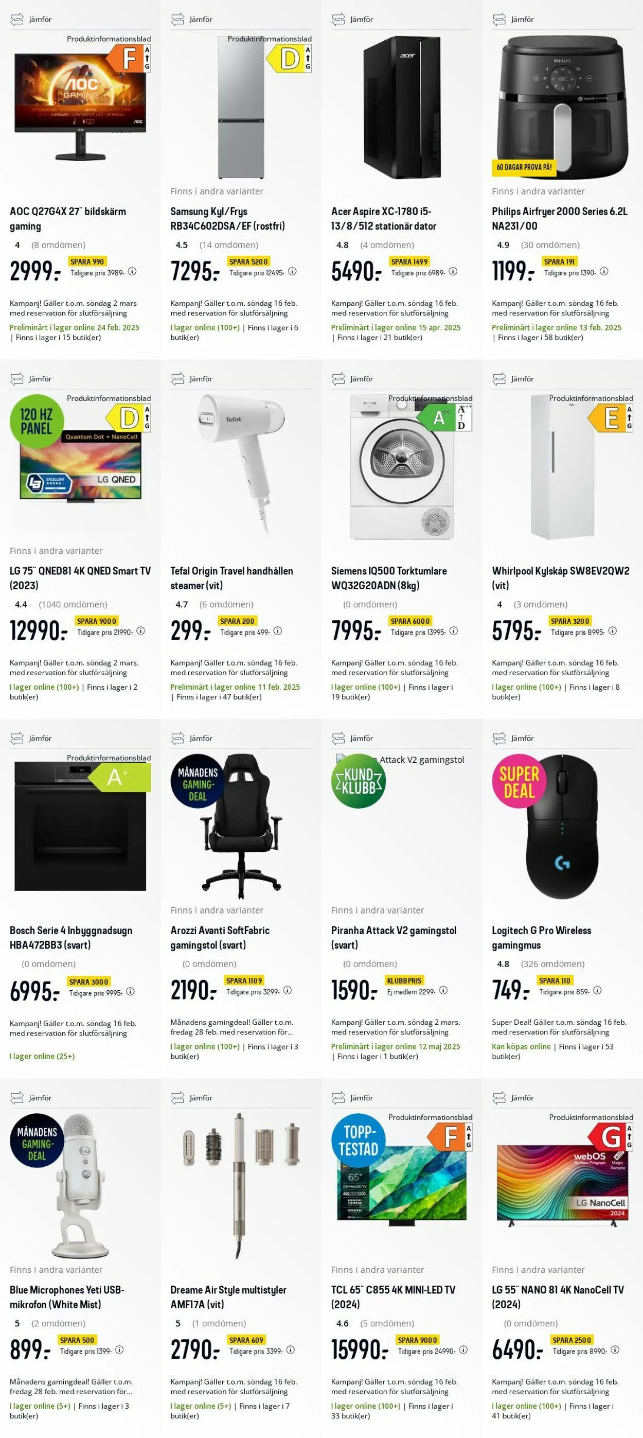 Elgiganten från 10 februari till 16 februari 2025 - Reklamblad sidor 18