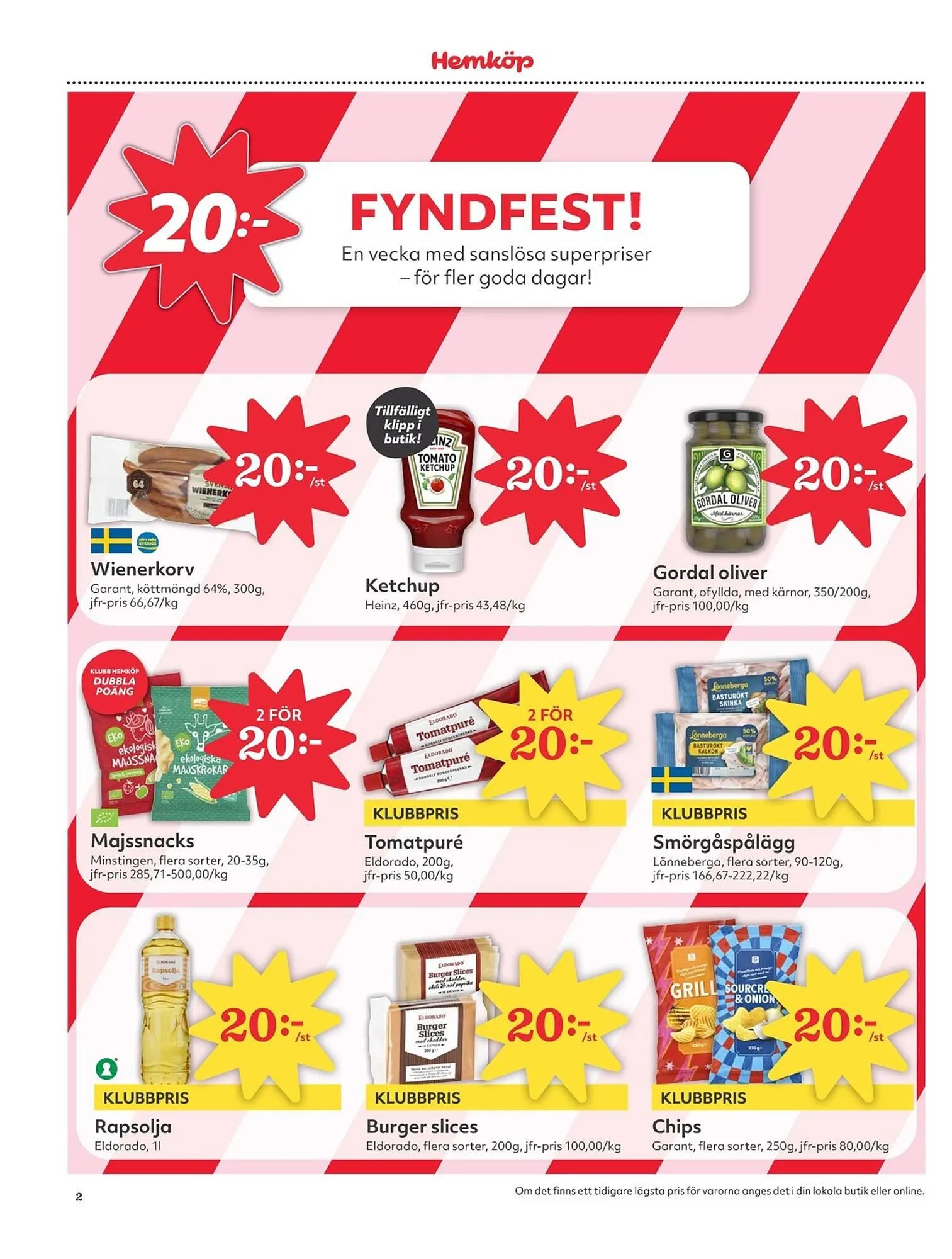 Hemköp reklamblad från 17 mars till 23 mars 2025 - Reklamblad sidor 2