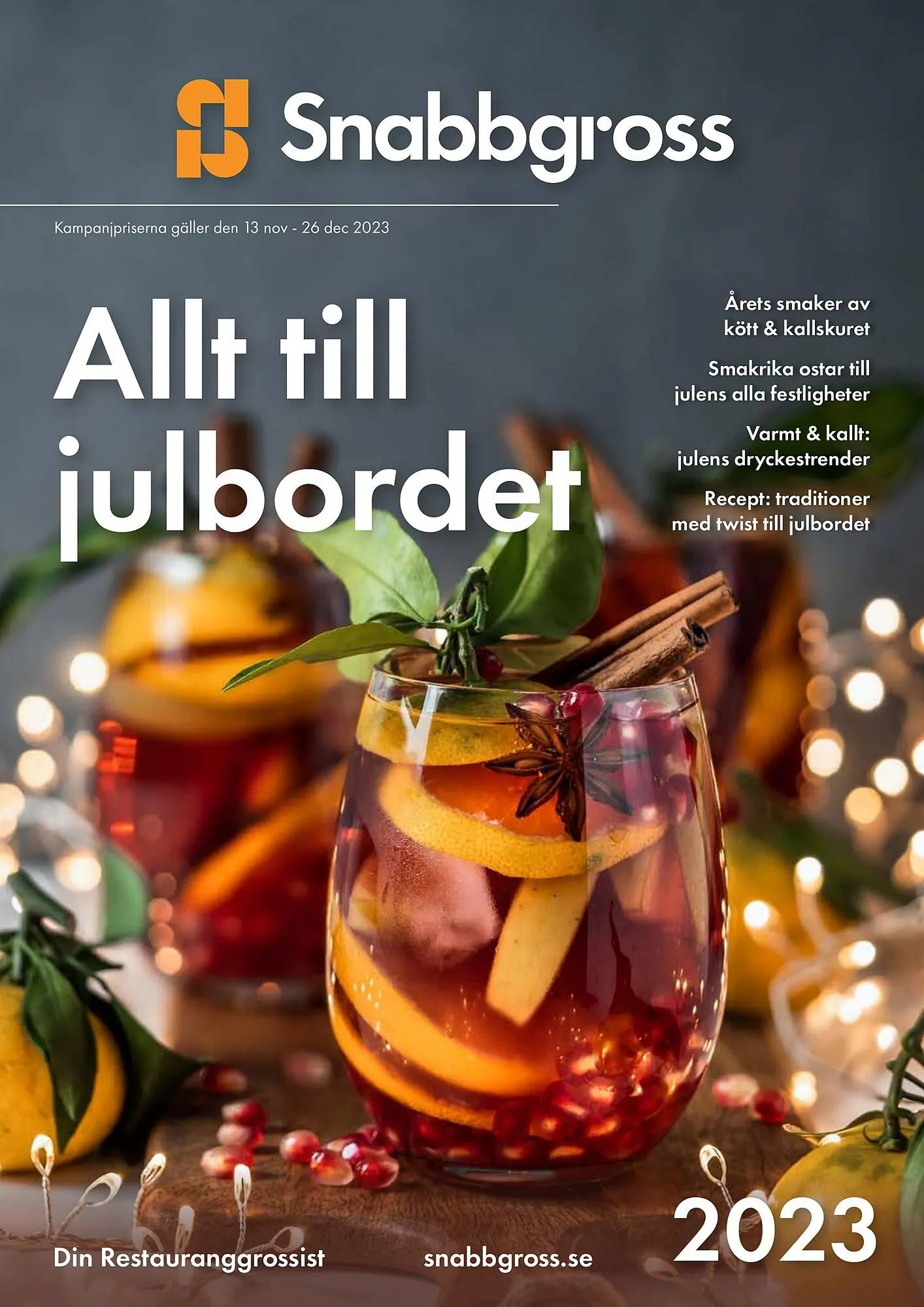 Snabbgross reklamblad från 11 november till 26 december 2023 - Reklamblad sidor 